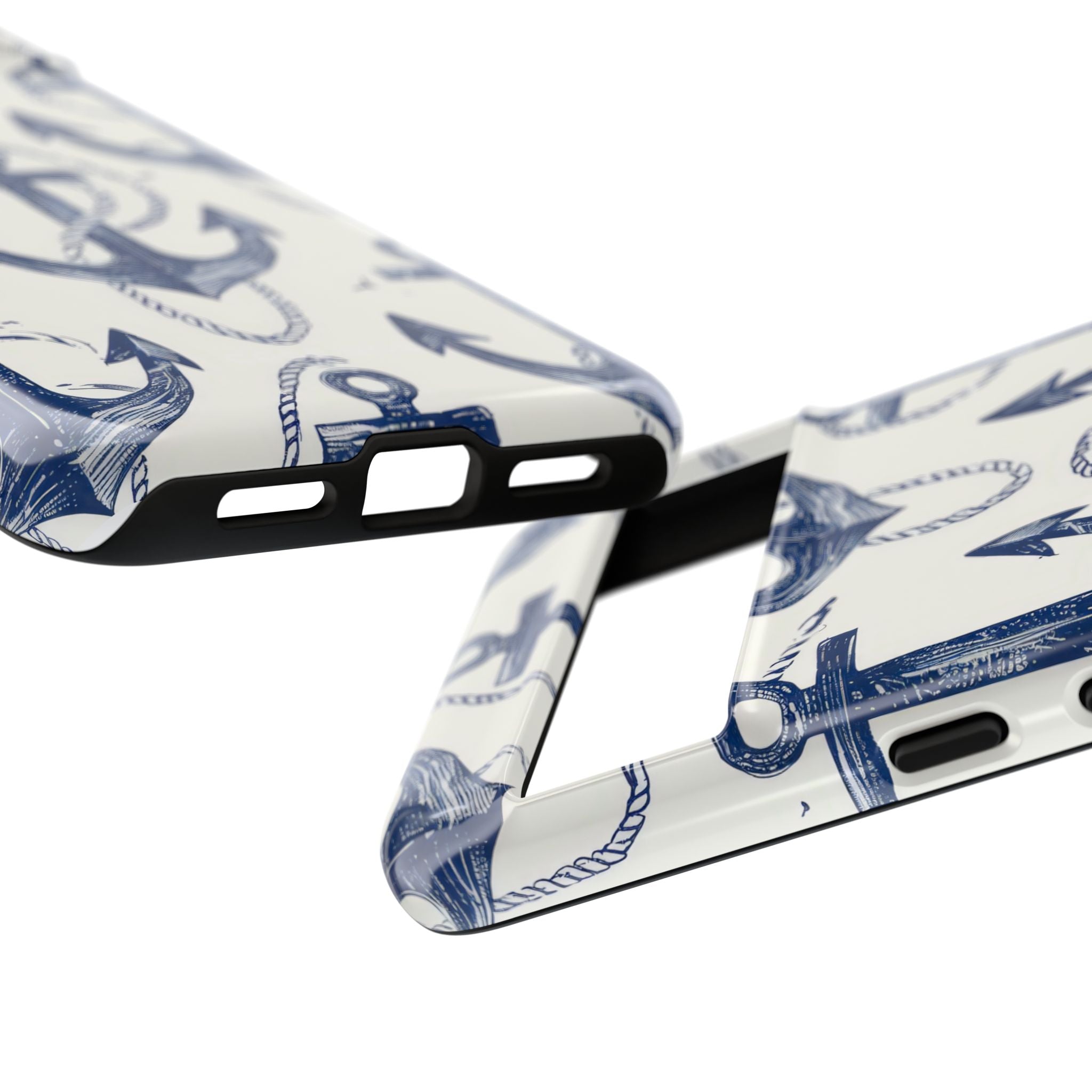 Navy Anker Schlaufe Google Pixel 8 Pro Case - Tough