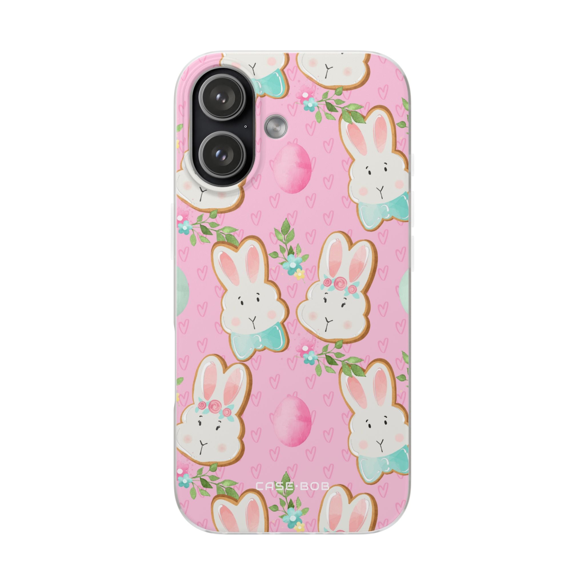Bunny Blossom iPhone 17 Case - Soft - CASE•BOB