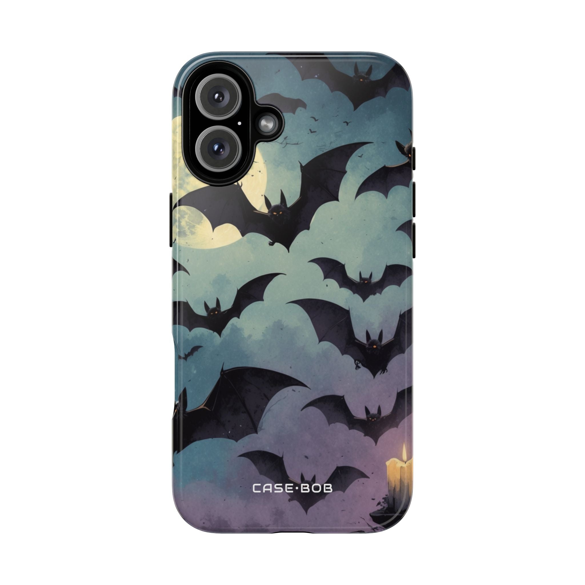 Glowing Eyes Bats iPhone 16 Plus Case - Tough