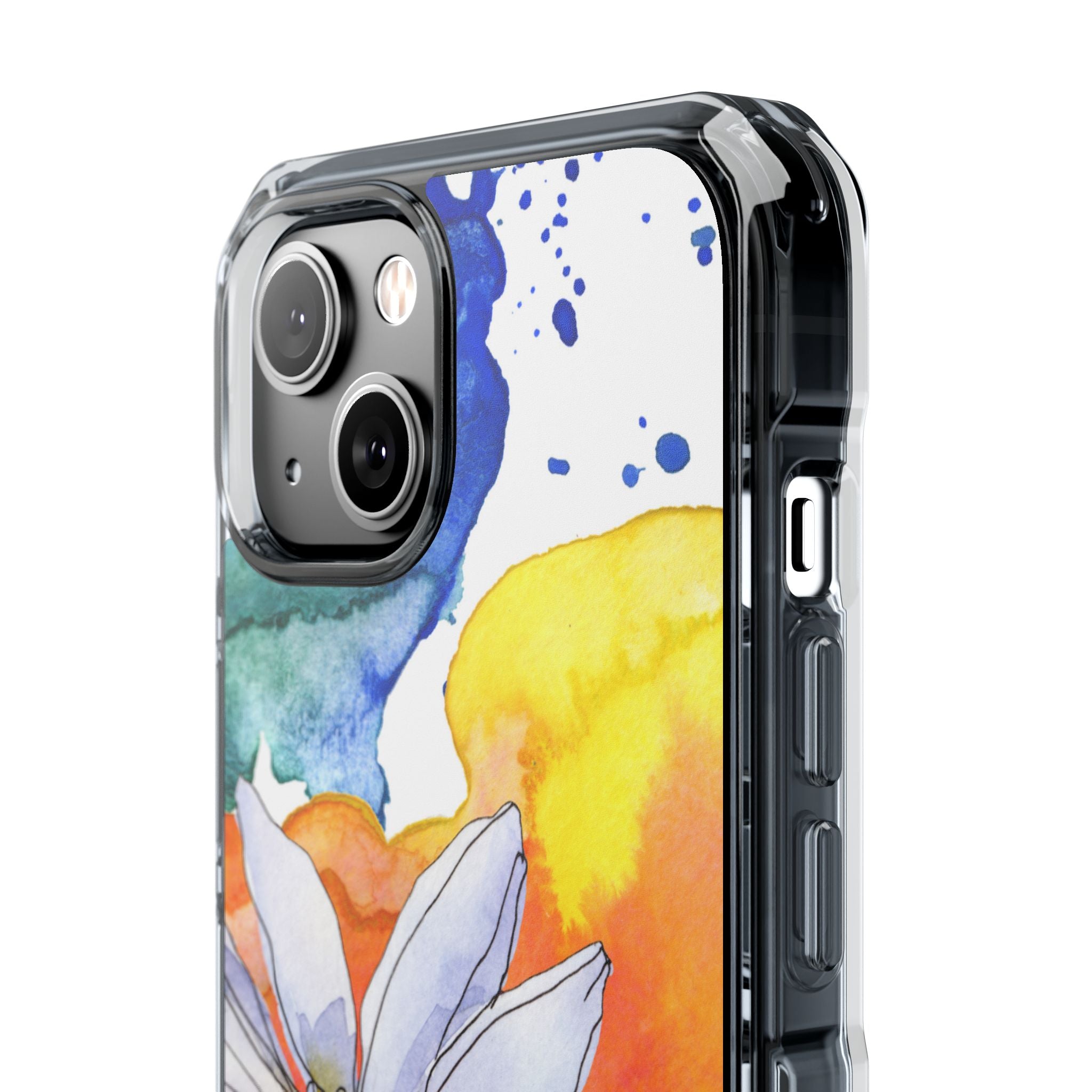 Vivid Bloom Splatter · Impact Handyhülle für iPhone · Magsafe