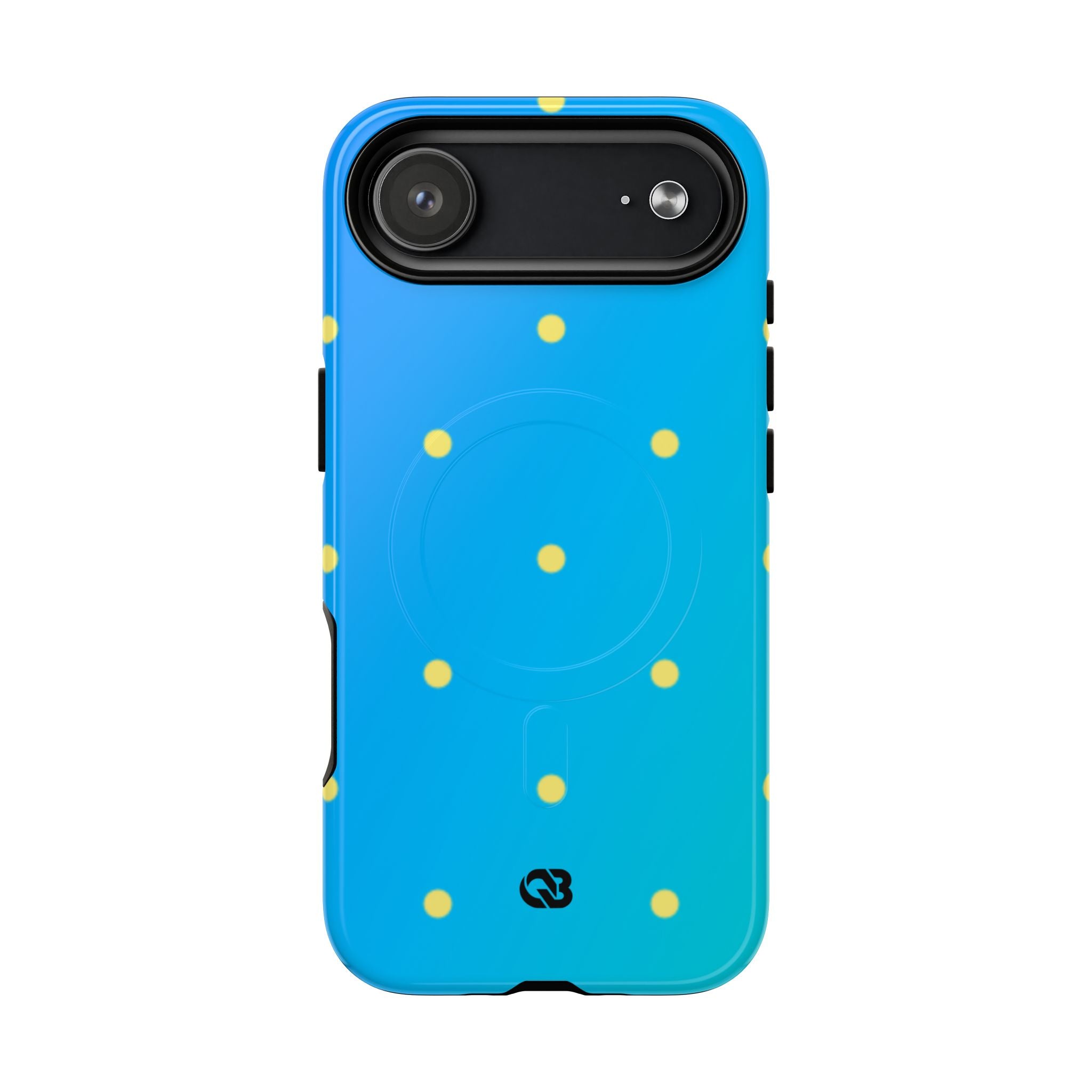 Cyan Sun Dots · Tough+ Phone Case for iPhone · Magsafe
