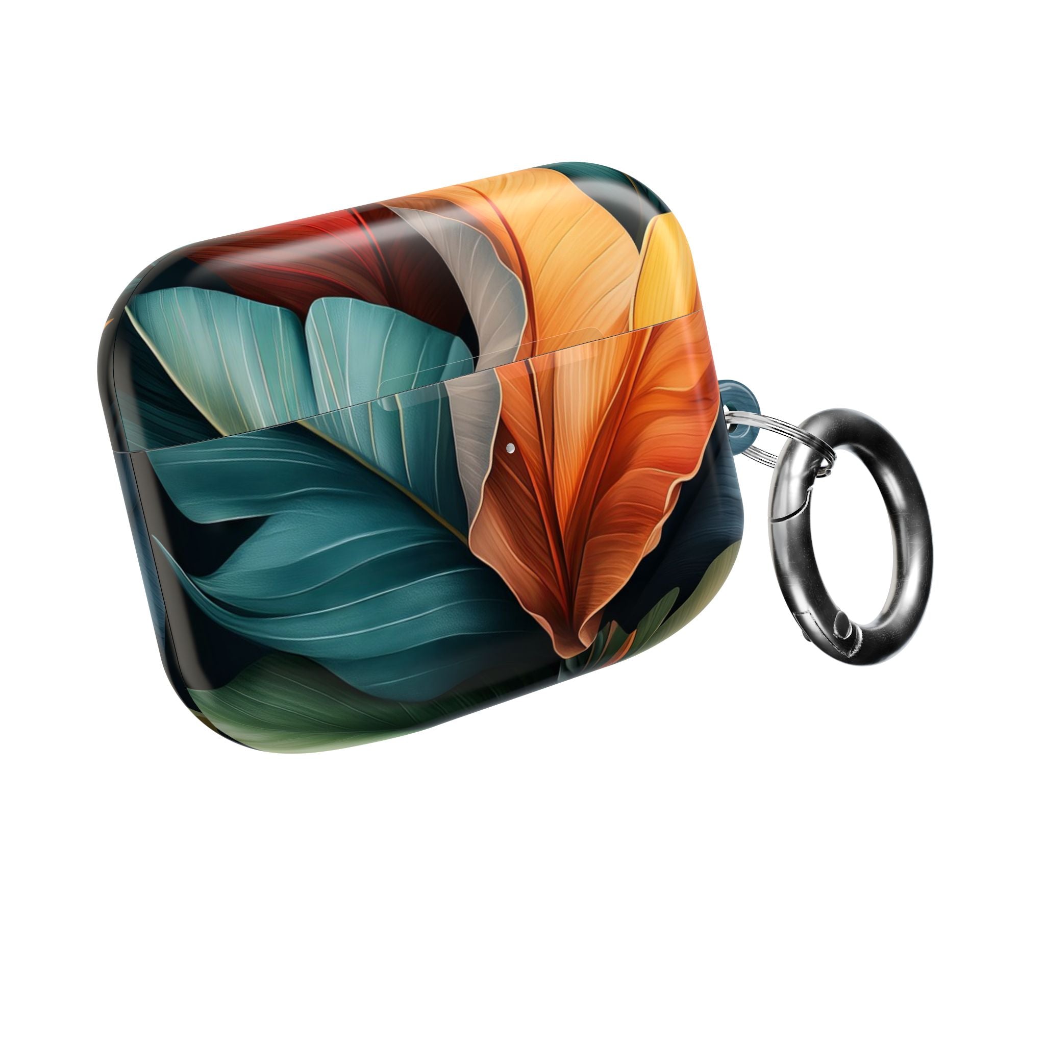 Tropical Ember Leaves - AirPods Case