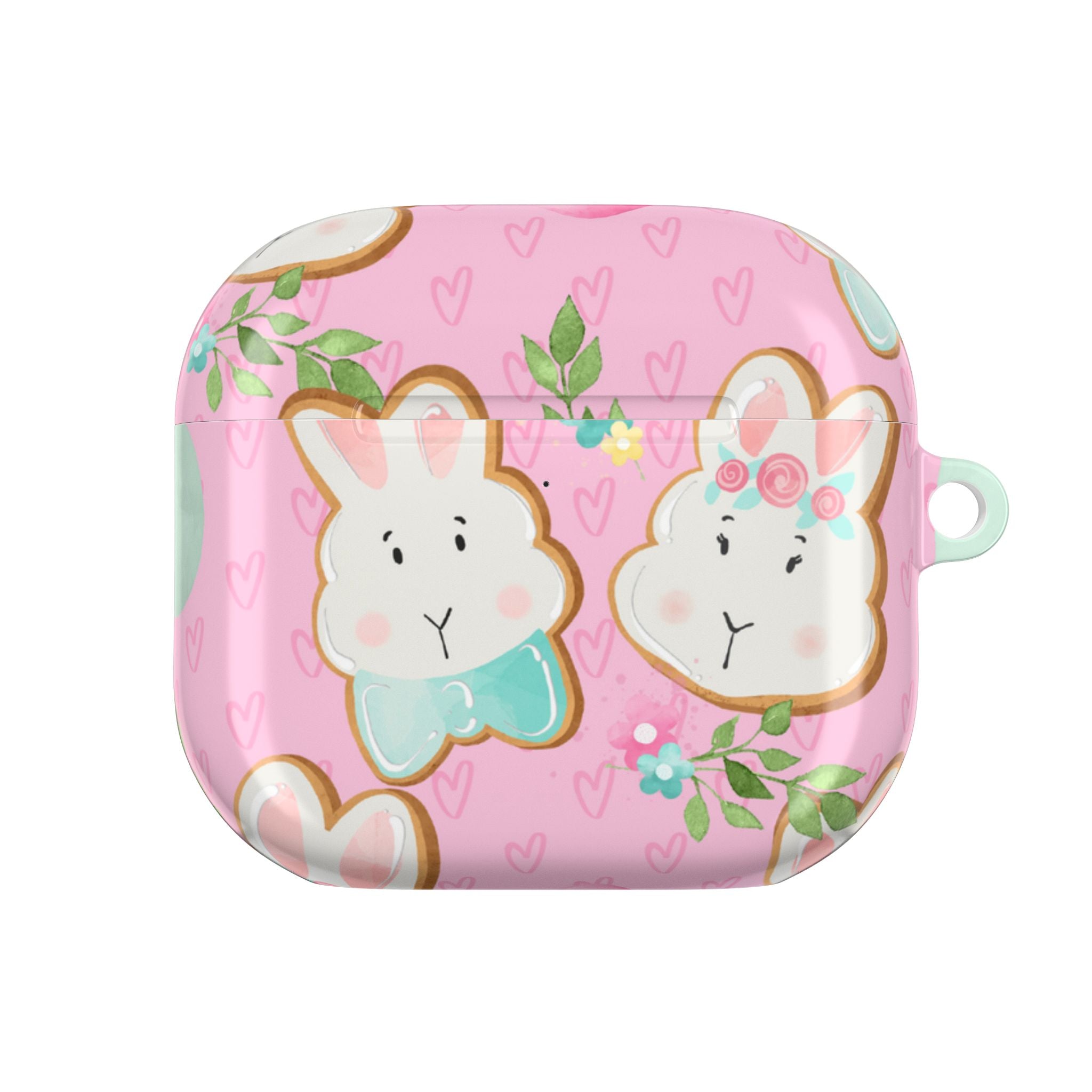 Blushing Bunny Bloom - AirPods Case