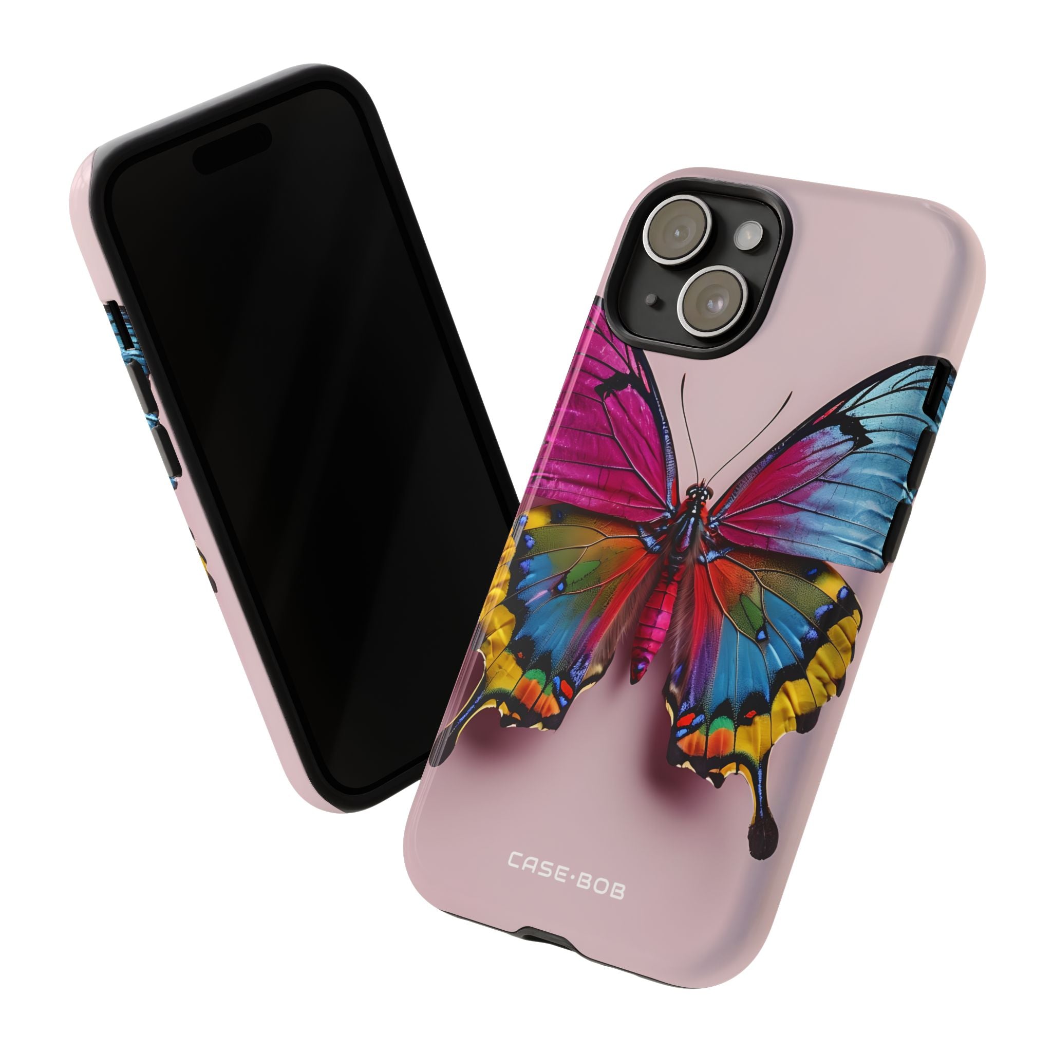 Vivid Butterfly iPhone 15 Case - Tough