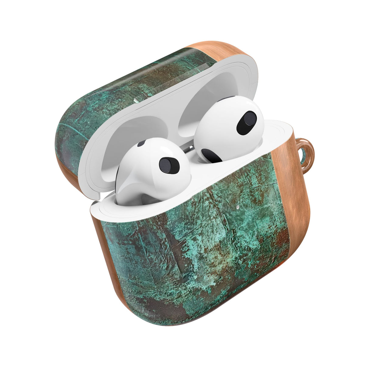 Oxidized Copper Patina · Hard Case for AirPods & AirPods Pro · Green