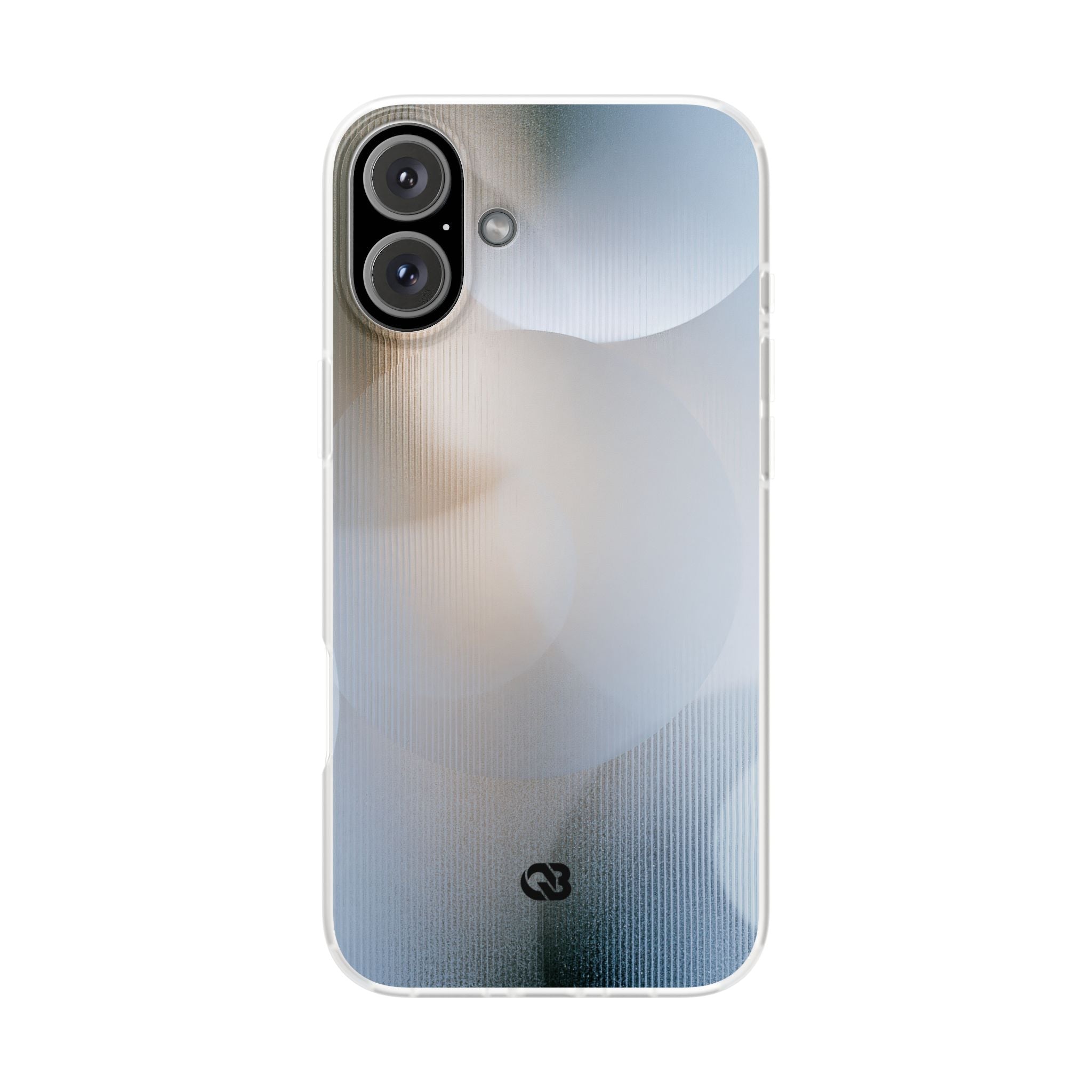 White Lite Phone Case for iPhone - Frosted Ribbed Sphere