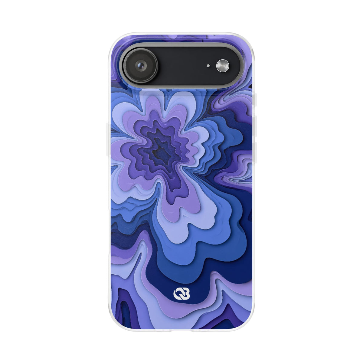 Periwinkle Strata Bloom · Lite Phone Case for iPhone · Purple