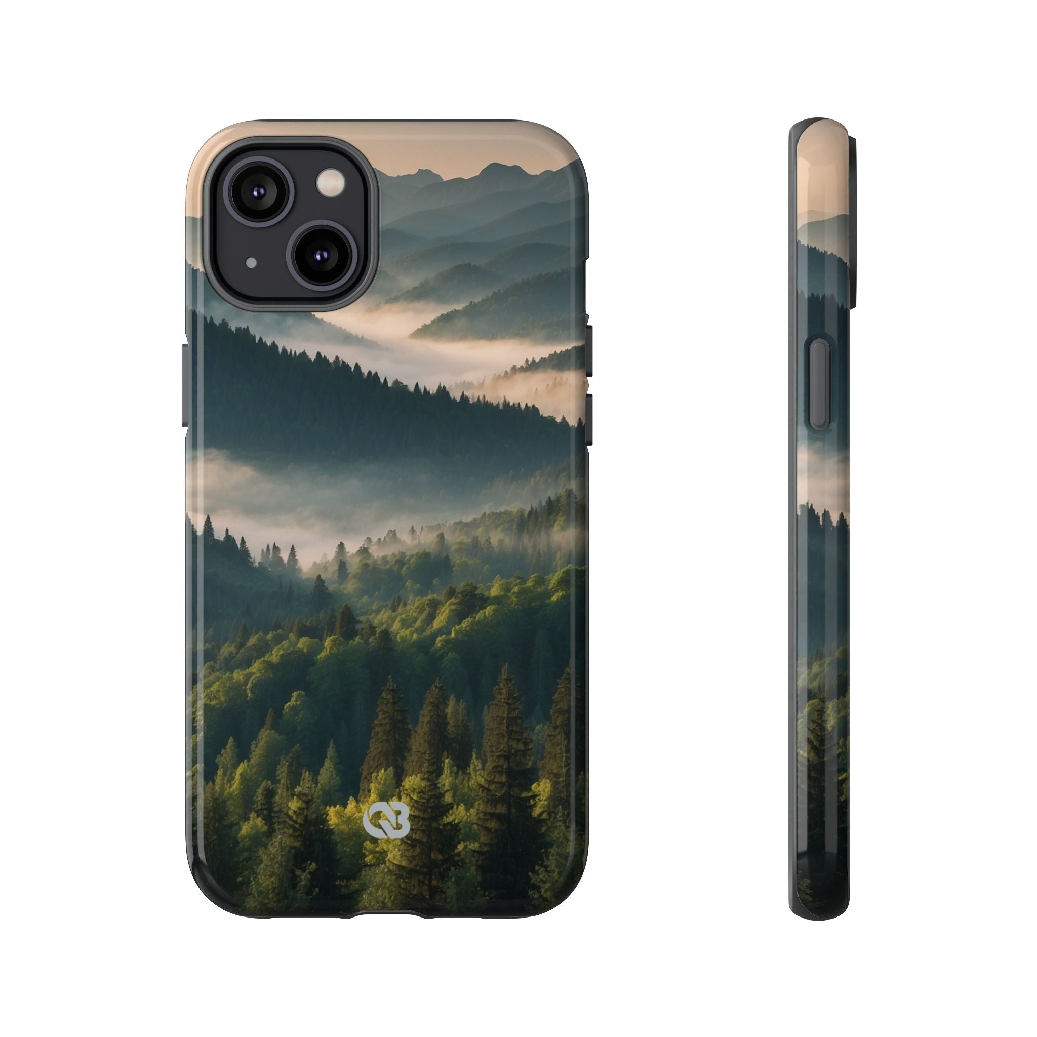 Foggy Mountain Ridge · Tough Phone Case for iPhone