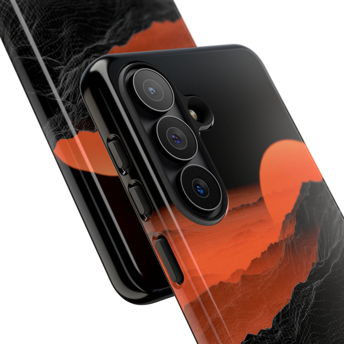 Solar Ridge Mesh · Tough Phone Case for Samsung · Black