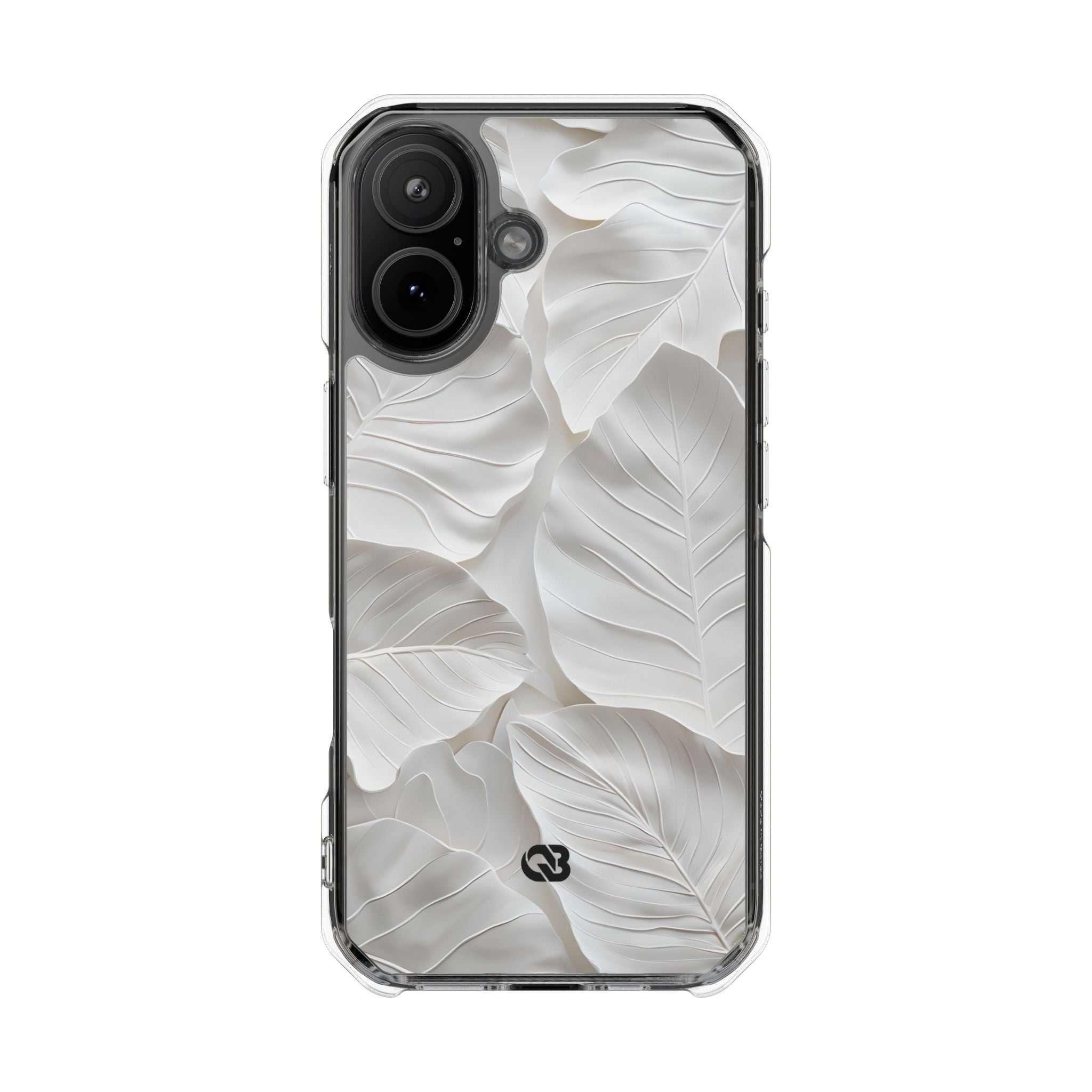 Sculpted Ivory Leaves · Impact Phone Case for iPhone · Magsafe
