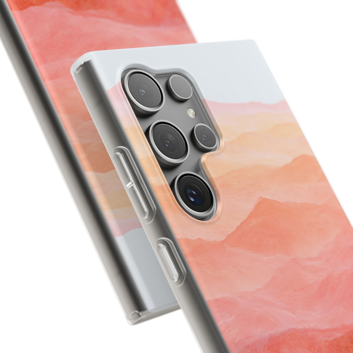 Alpenglow Ridge Vista · Lite Phone Case for Samsung · Orange