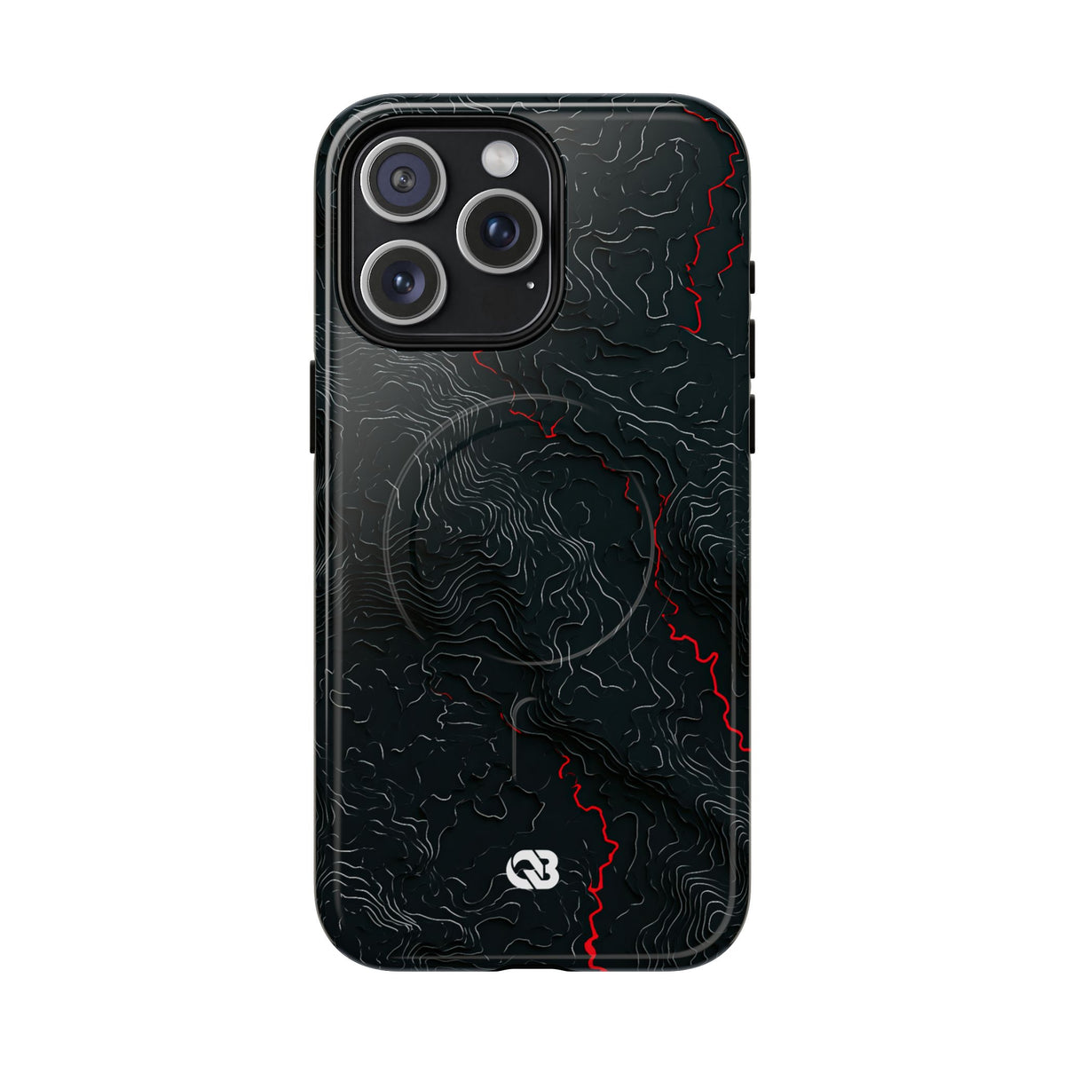 Crimson Rift · Tough 2.0 Magnetic Phone Case for iPhone · Black