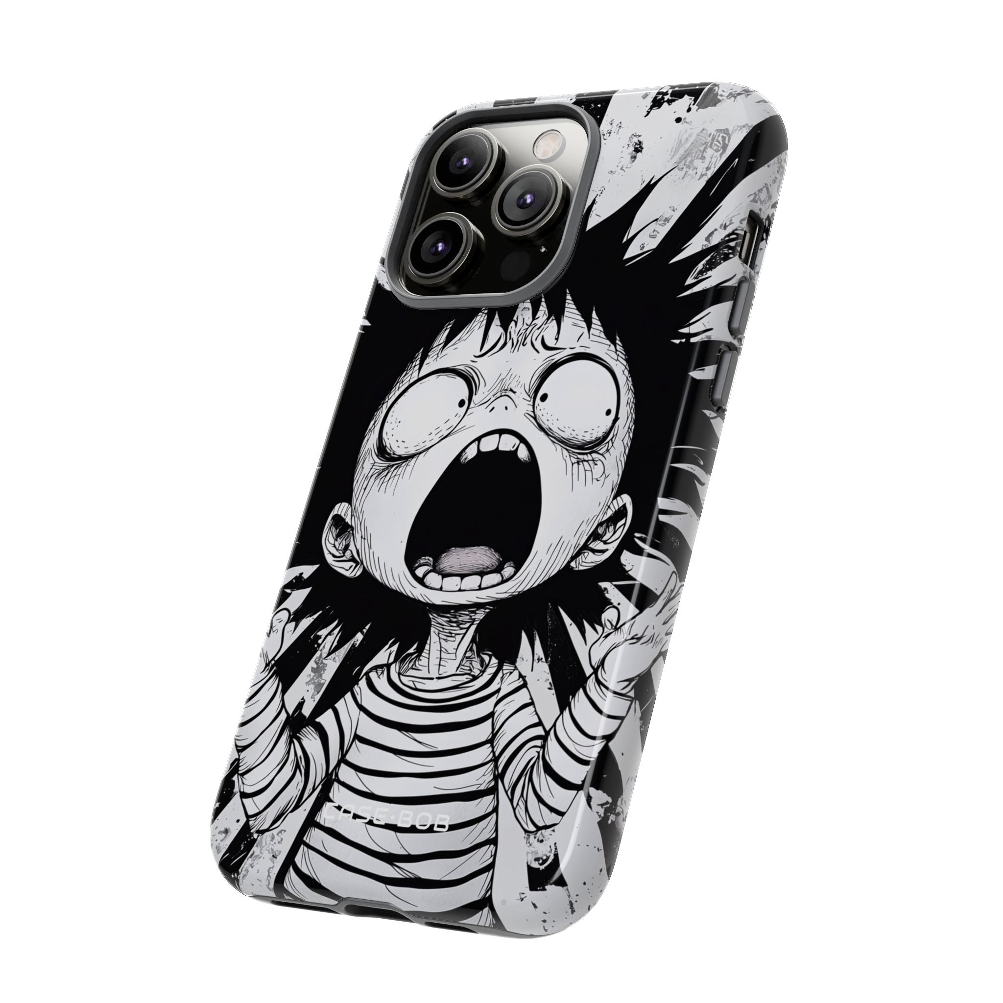 Screaming Stripes iPhone 14 Pro Max Case - Tough