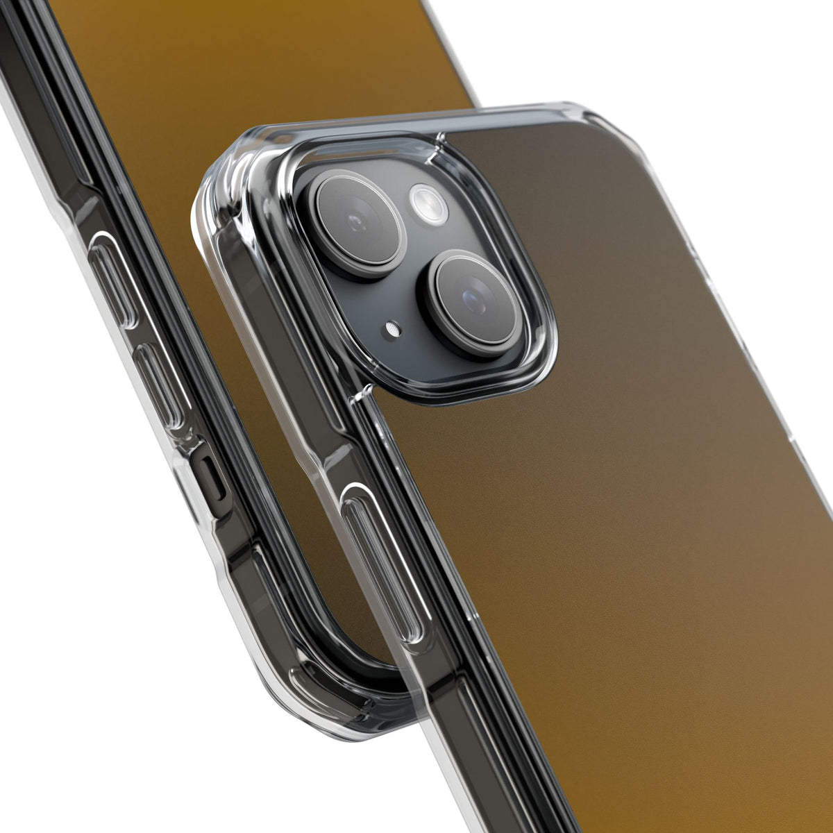 Golden Umber · Clear Impact Magnetic Phone Case for iPhone · Gold