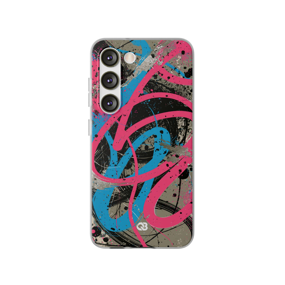 Cyber Splatter Flow · Lite Phone Case for Samsung · Pink