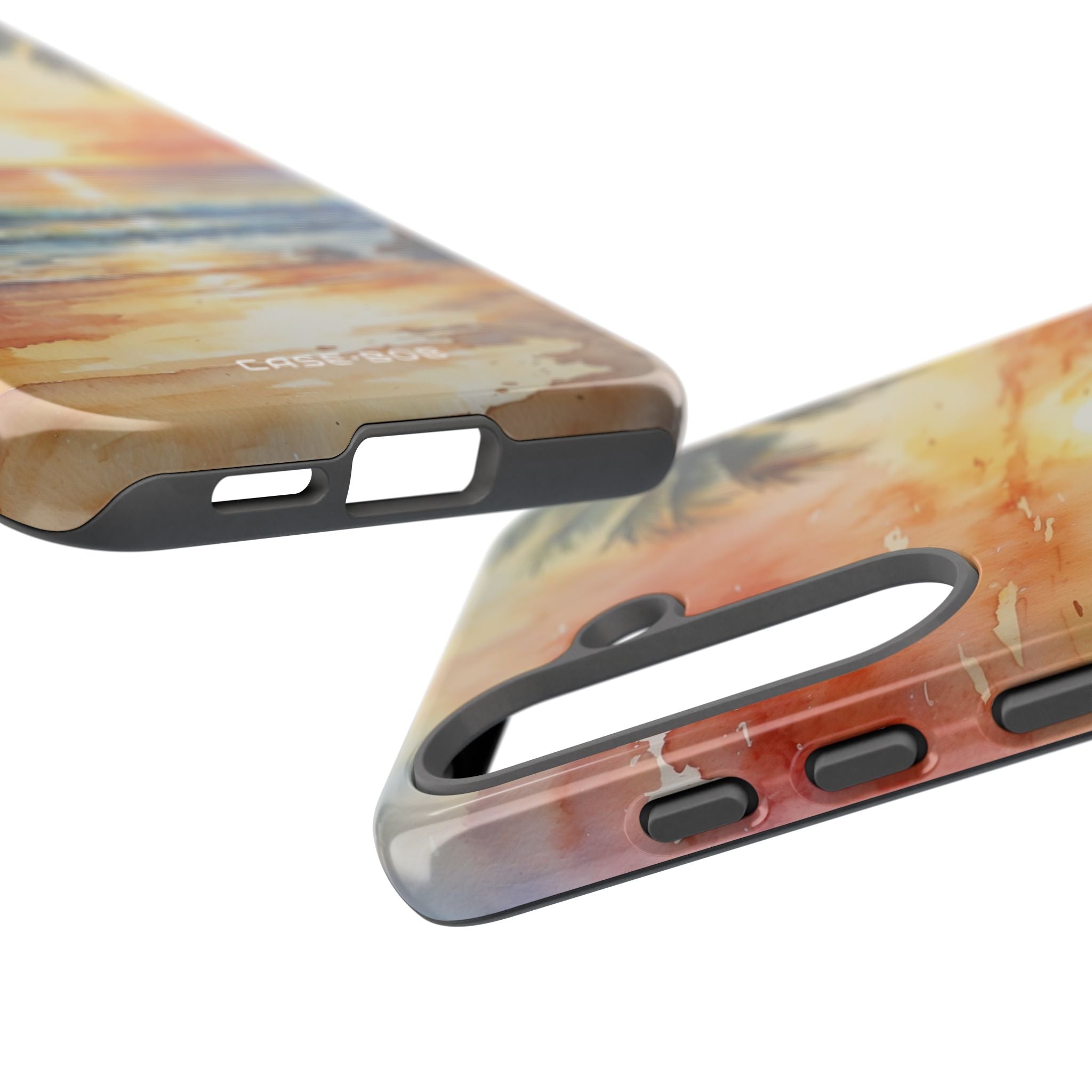 Sonnenuntergang Palme Samsung S25 Case - Tough