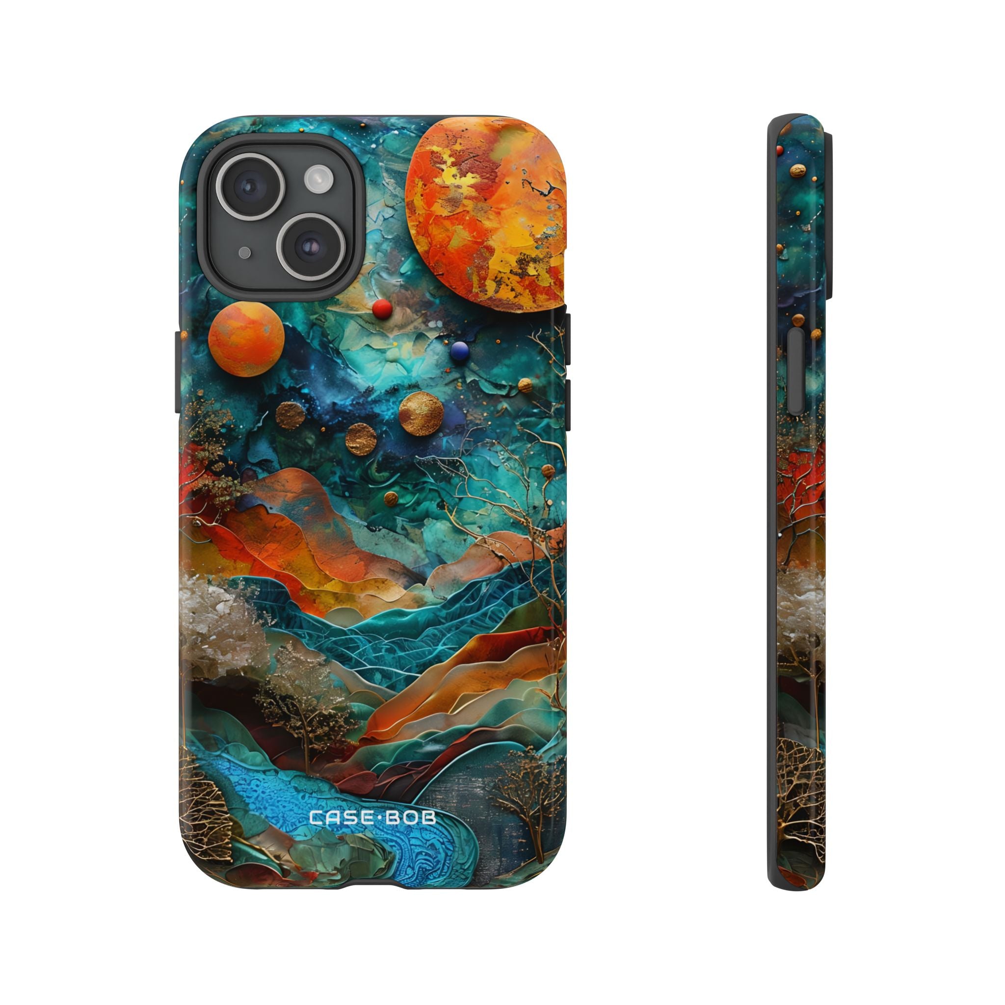 Celestial Ember iPhone 15 Plus Cover - Tough
