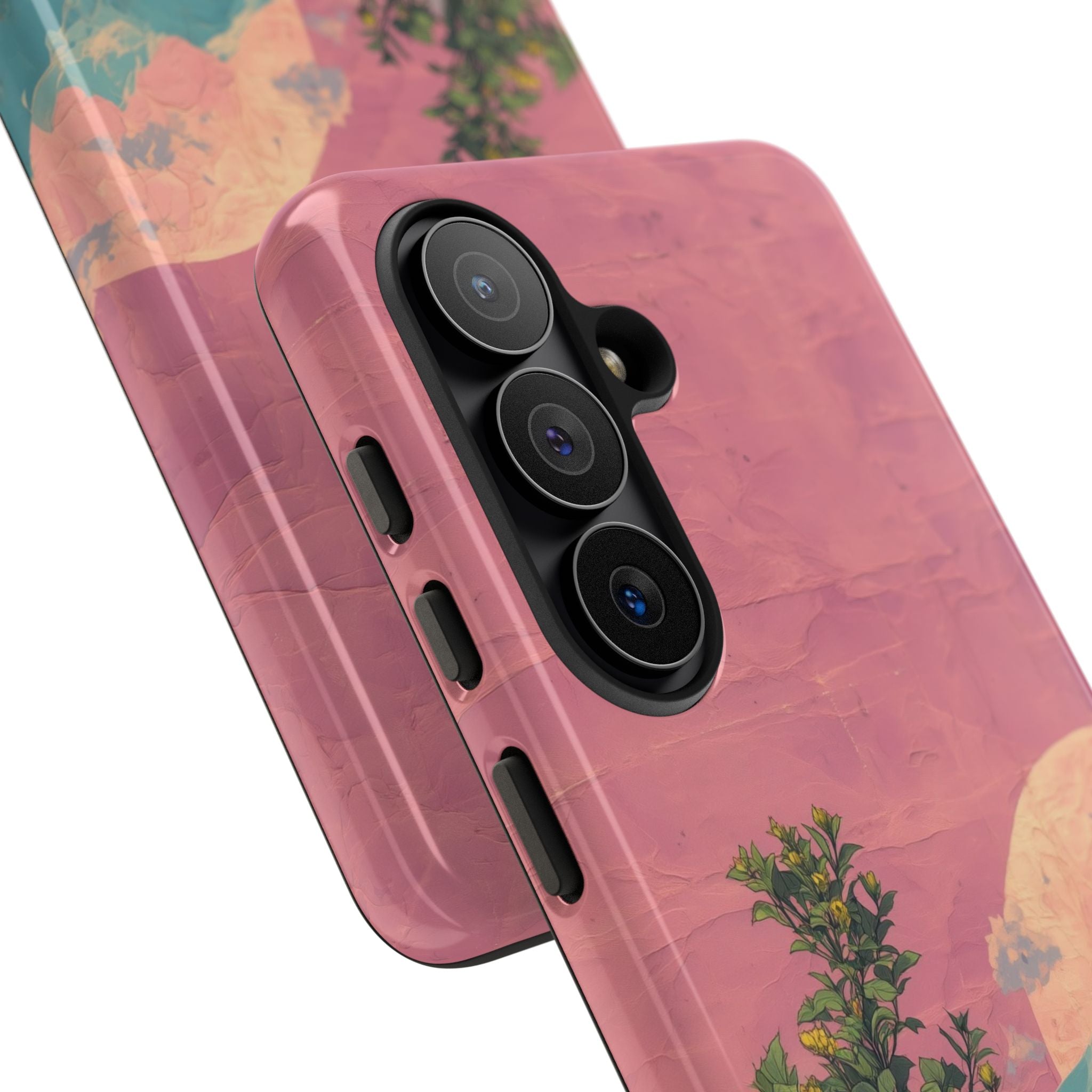 Lunare Pastellblüte · Tough Handyhülle für Samsung