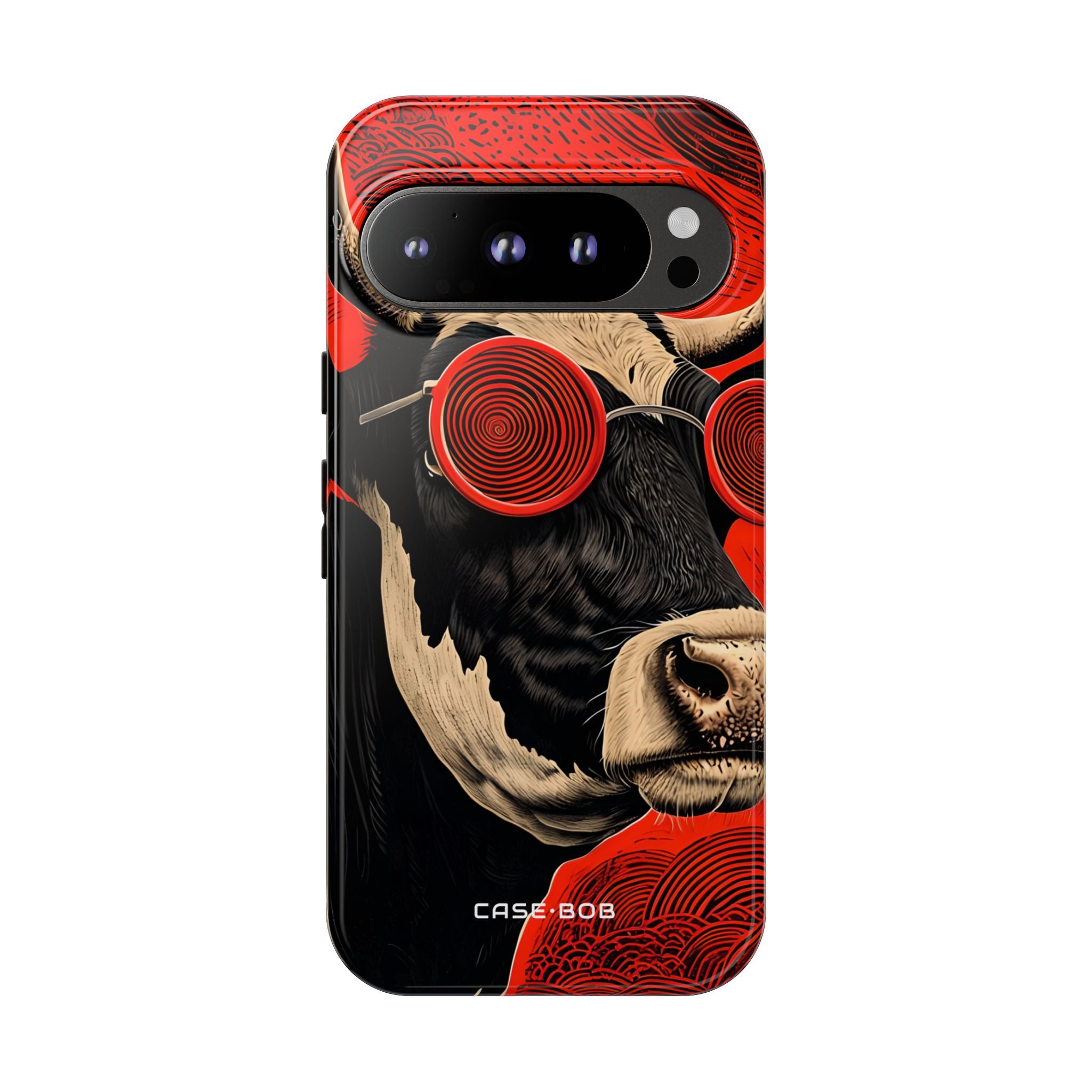 Hypnotic Cow Google Pixel 9 Pro Case - Tough