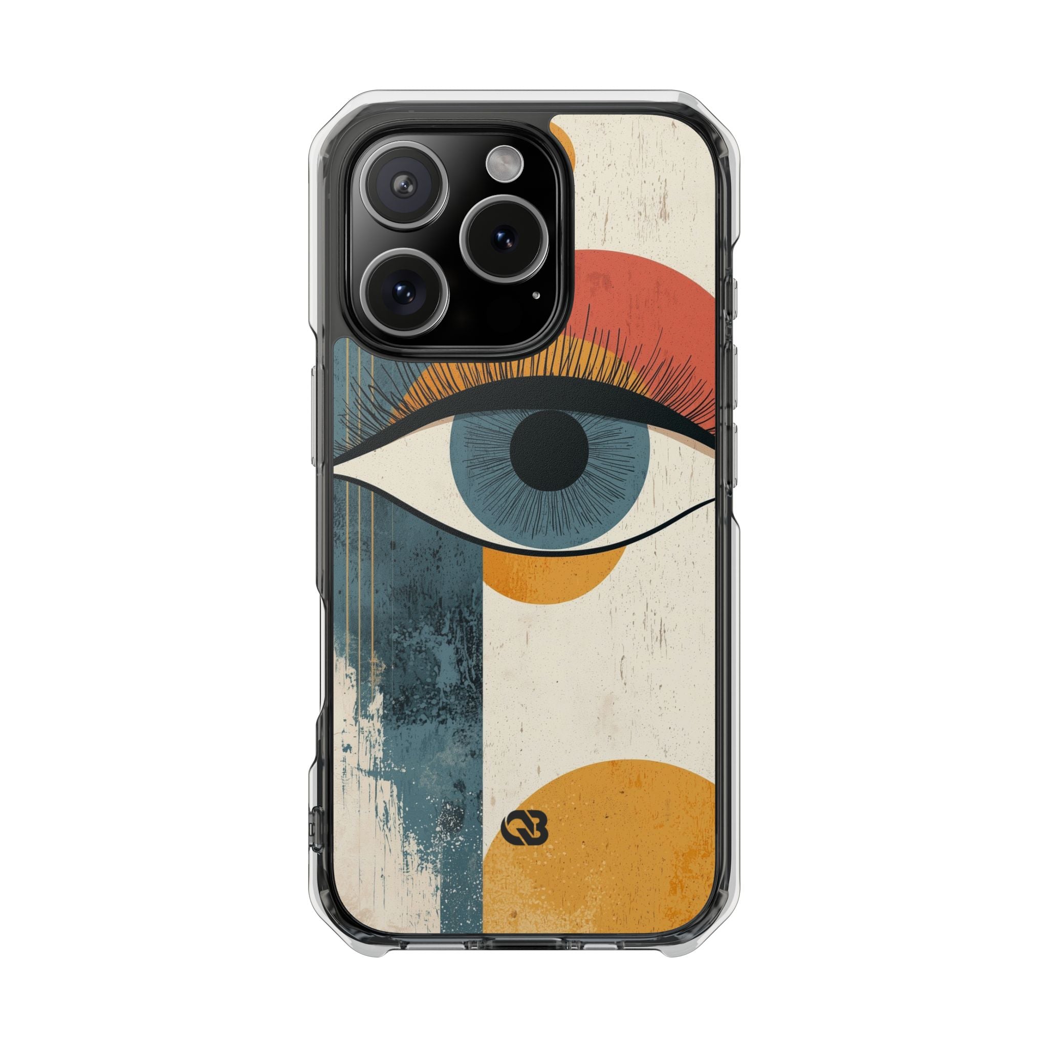 Distressed Azure Ocular · Impact Phone Case for iPhone · Magsafe
