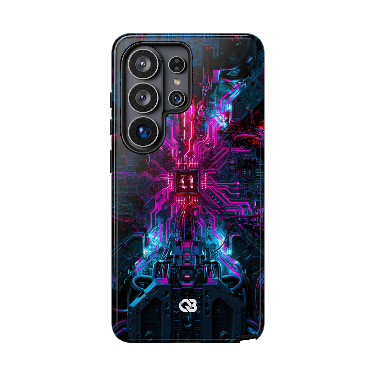 Neural Circuit Core · Tough Phone Case for Samsung · Black