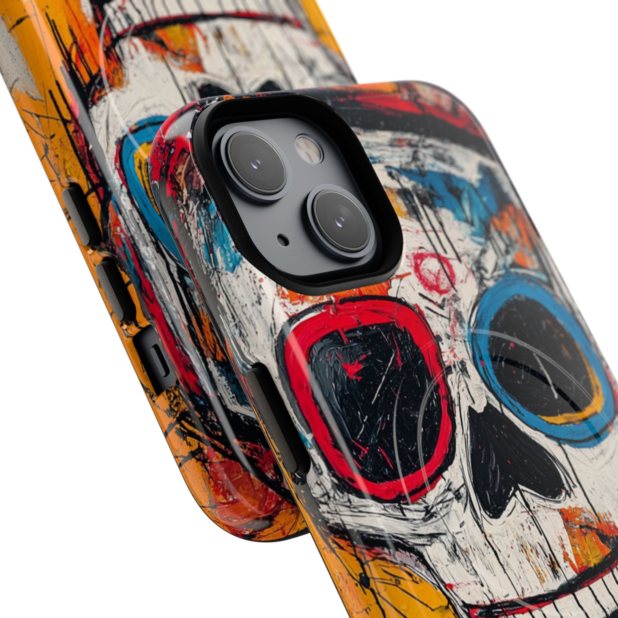 Vivid Graffiti Skull · Tough+ Handyhülle für iPhone · Magsafe