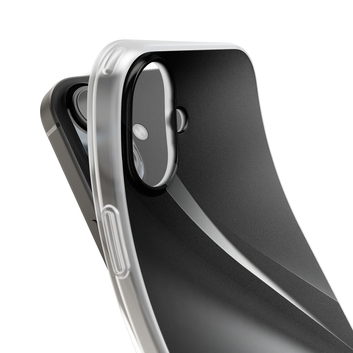 Obsidian Ridge · Lite Phone Case for iPhone · Black
