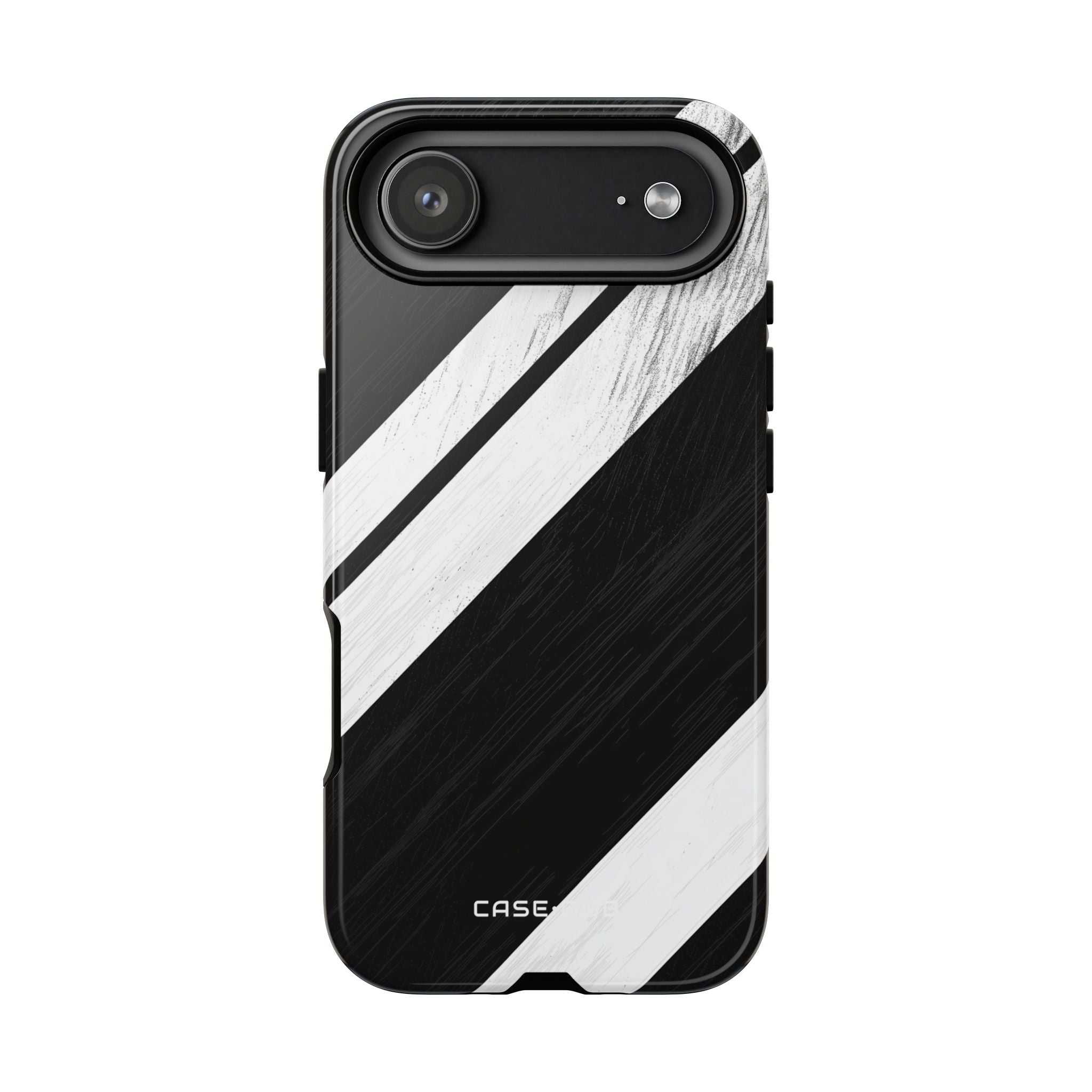 Distressed Stripe Motion iPhone 17 Air Case - Tough - CASE•BOB