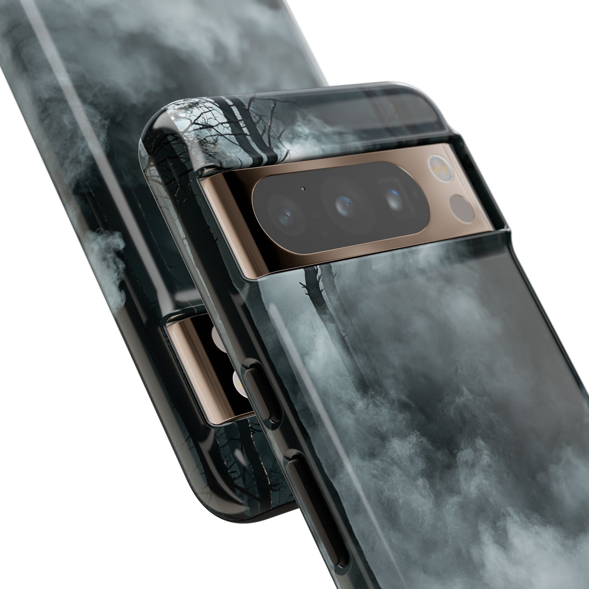 Shadowed Pine Mist · Tough Phone Case for Pixel · Black
