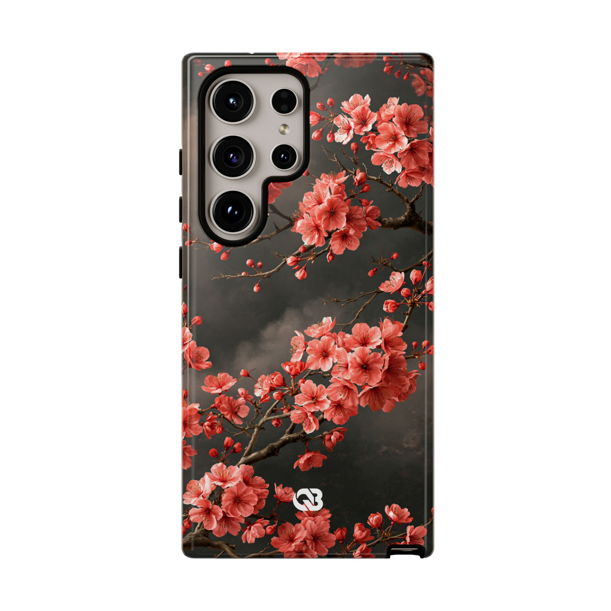 Dark Sakura Nocturne · Tough Phone Case for Samsung · Black