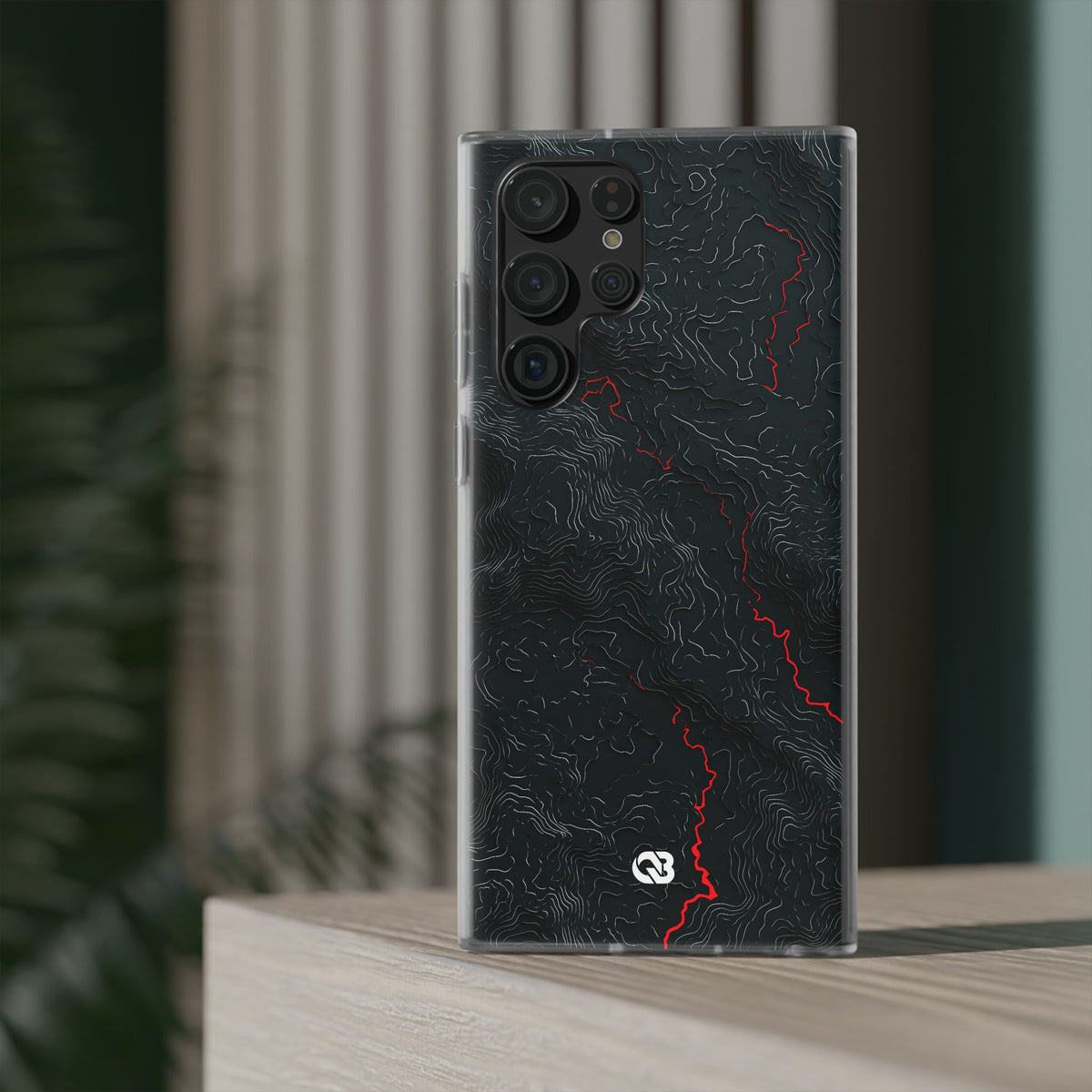 Crimson Rift · Lite Phone Case for Samsung · Black