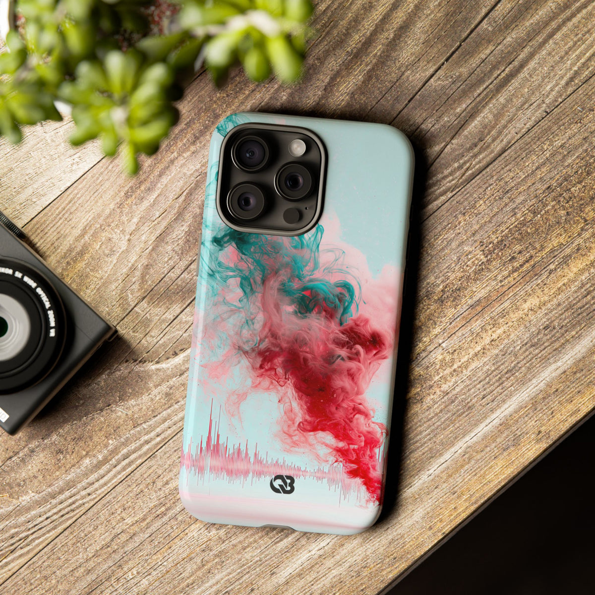 Sonic Bloom · Tough Phone Case for iPhone · Red