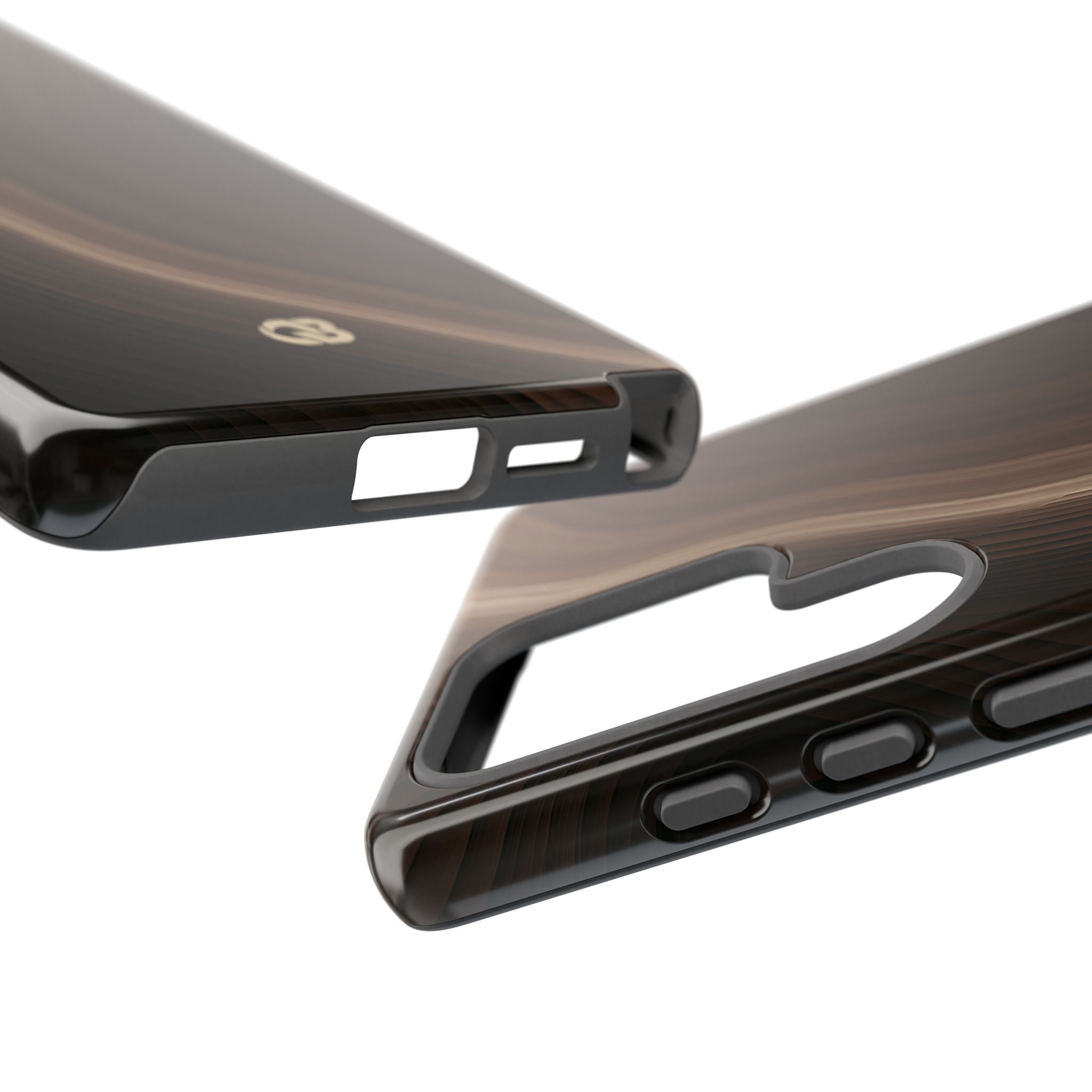 Brown Tough Phone Case for Samsung - Bronzed Canyon Relief