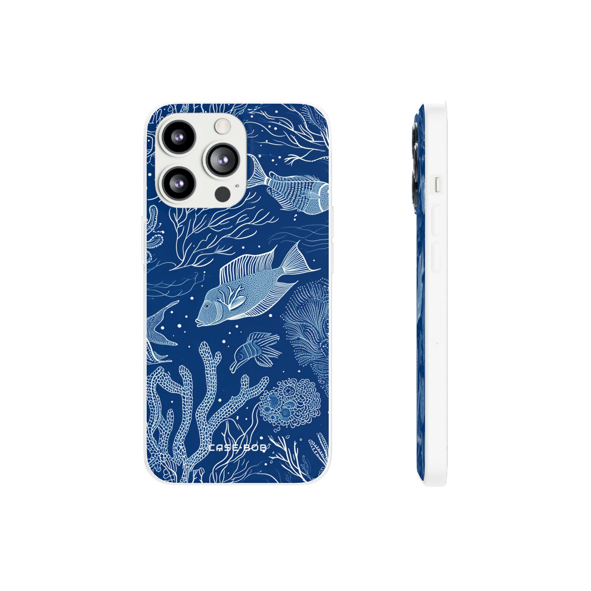 Navy Scale Reef iPhone 13 Pro - Soft