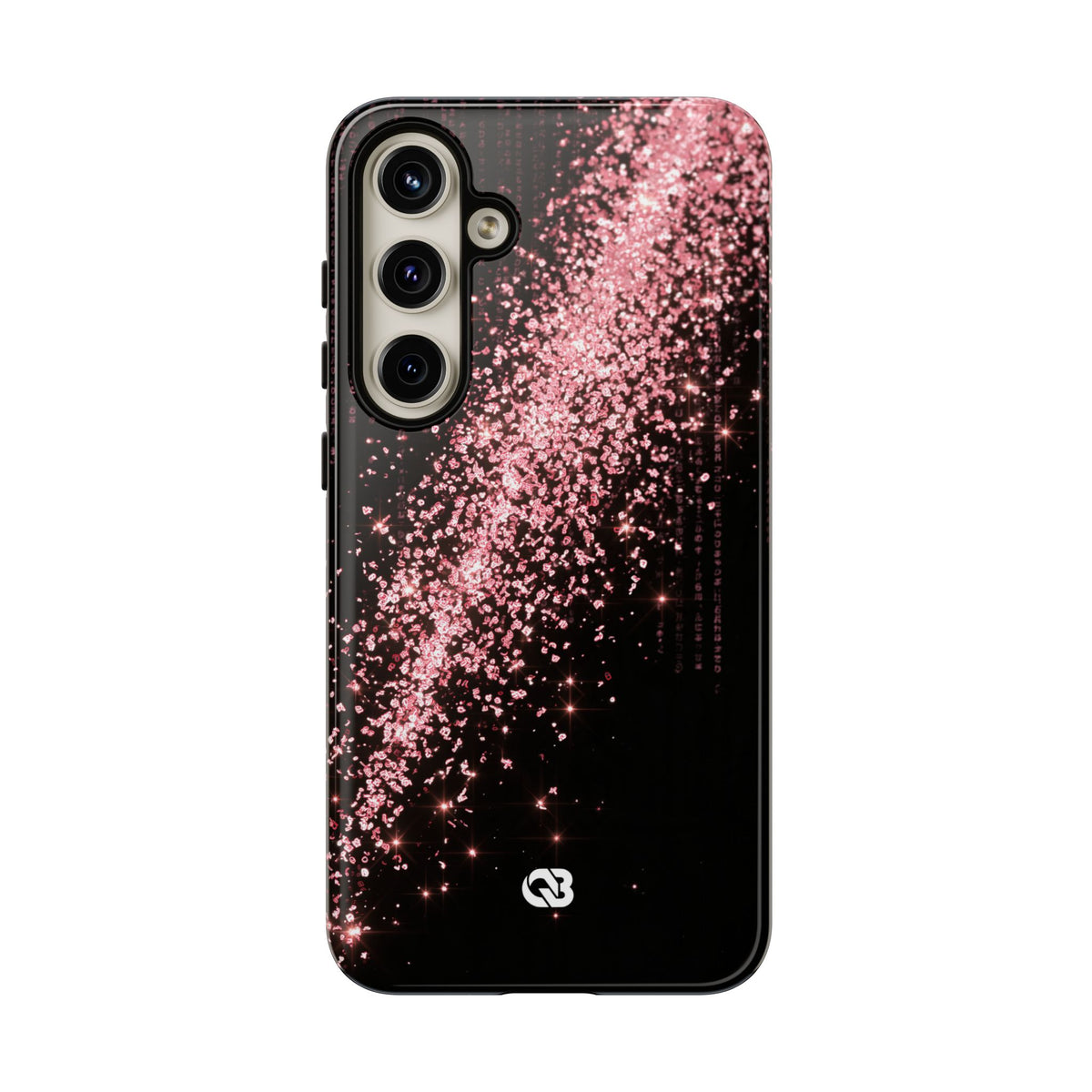 Rose Digital Cascade · Tough Phone Case for Samsung · Pink