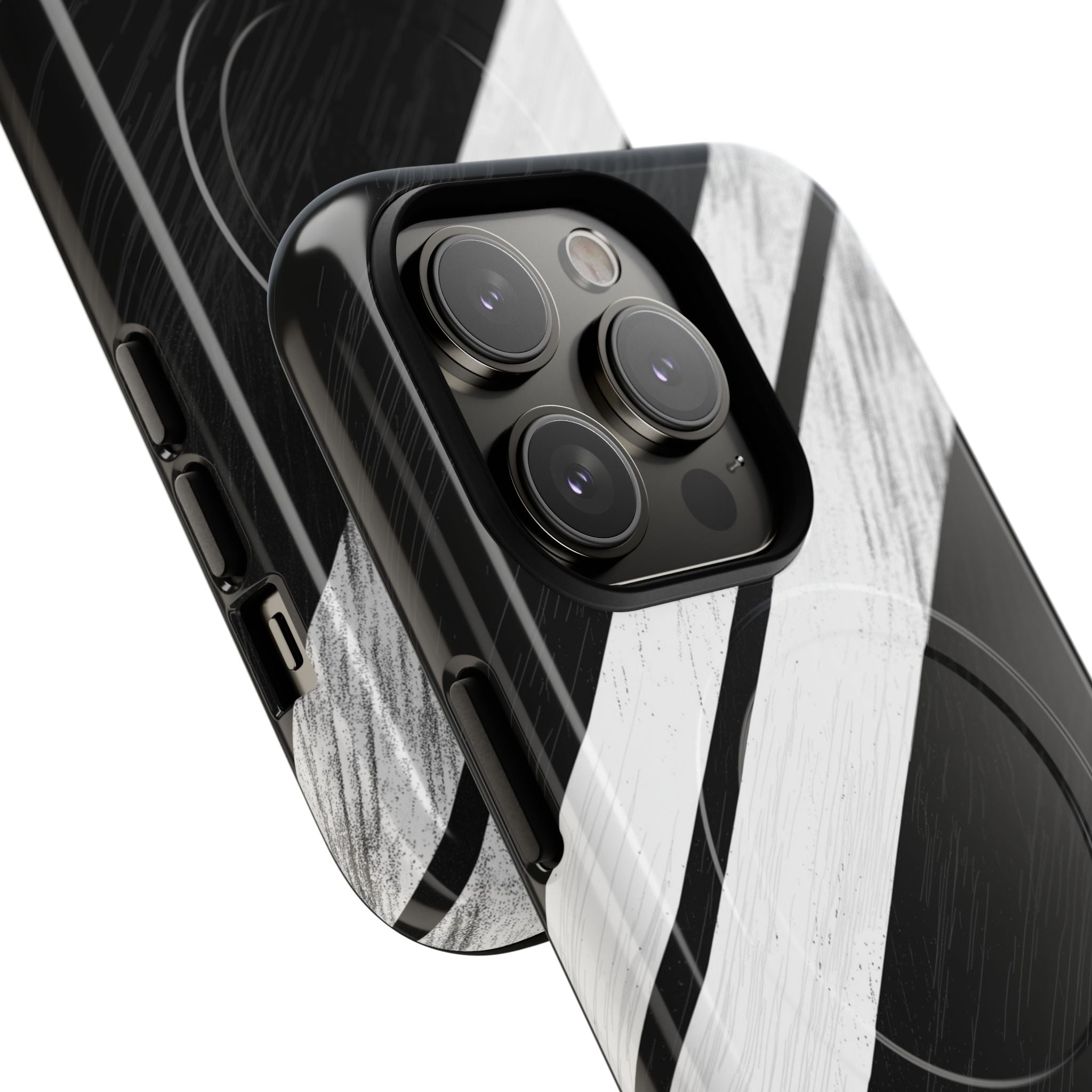 Distressed Stripe Motion iPhone 14 Pro Case - Tough+