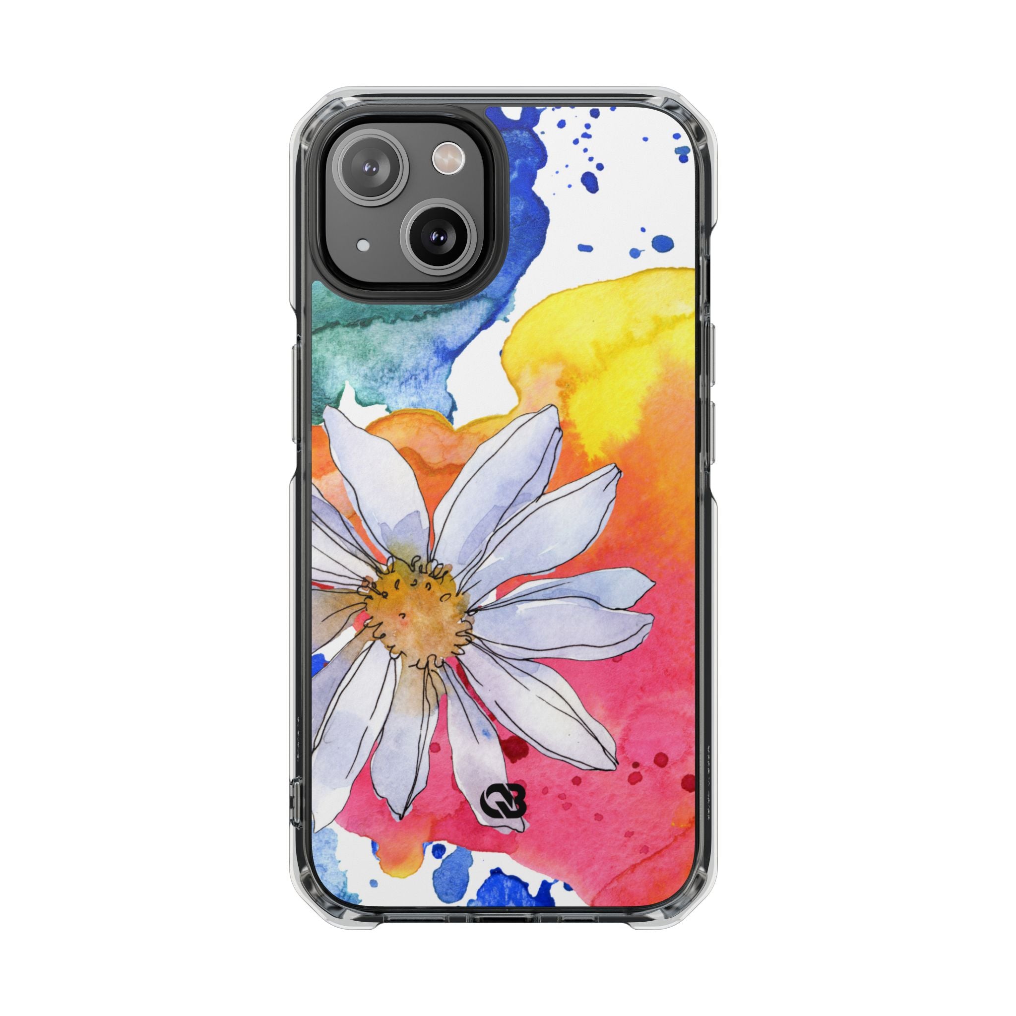 Vivid Bloom Splatter · Impact Handyhülle für iPhone · Magsafe