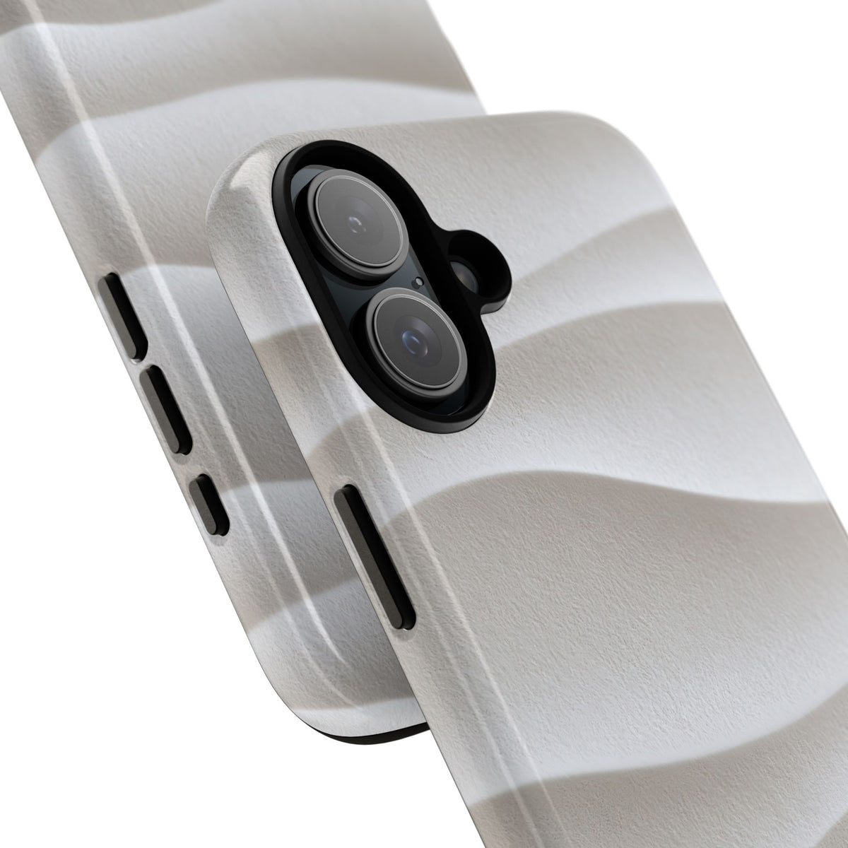 Sculpted Dune Relief · Tough Phone Case for iPhone · White