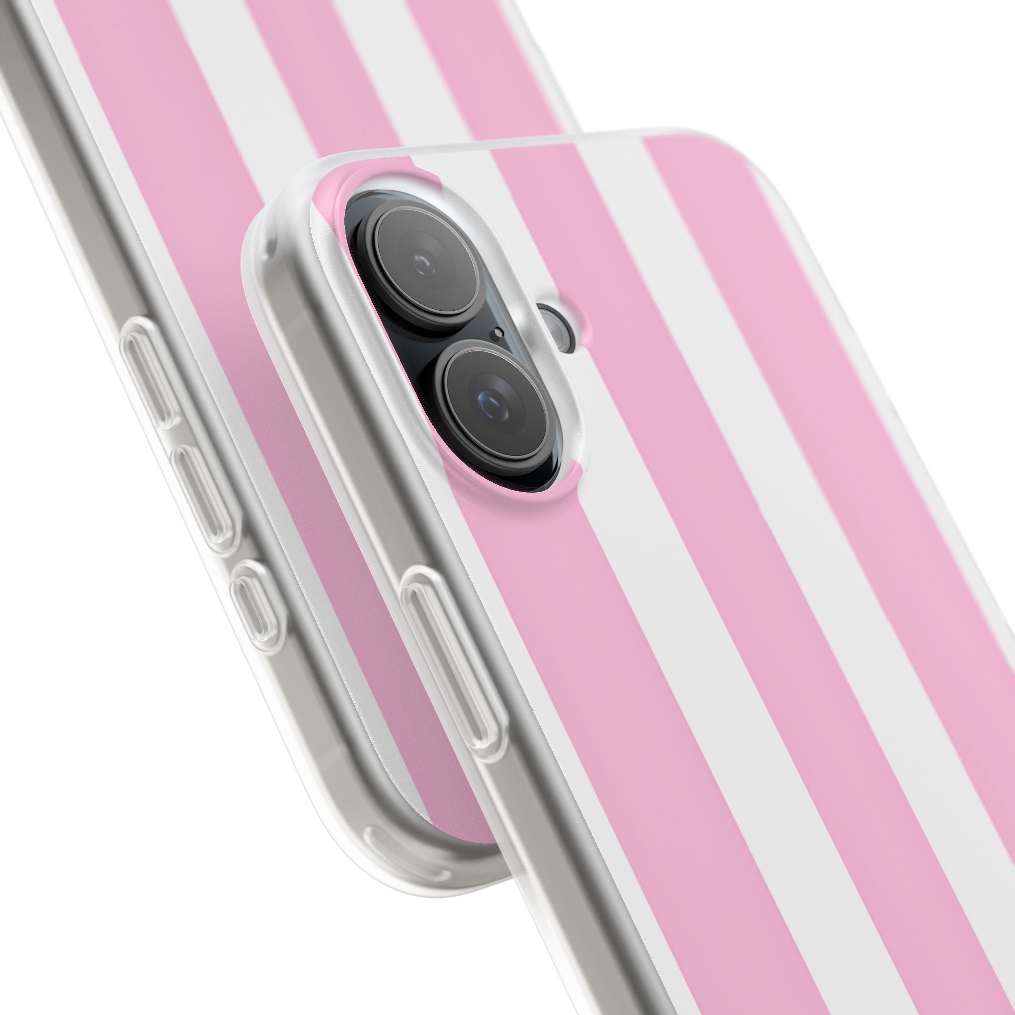 Soft Pink Stripe · Soft Phone Case for iPhone