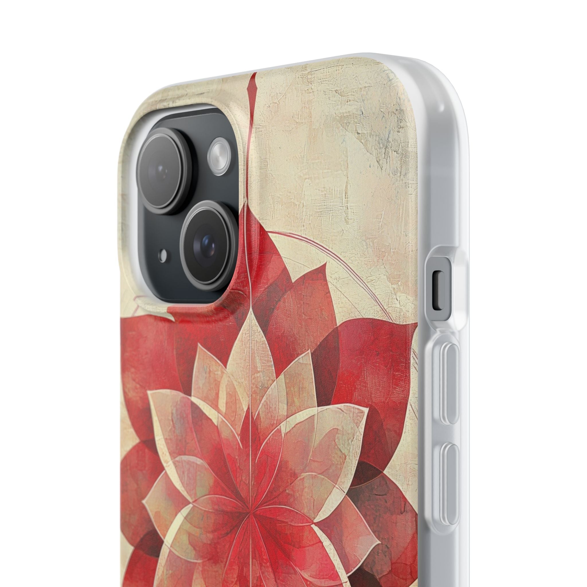 Crimson Petal Peak · Soft Phone Case for iPhone