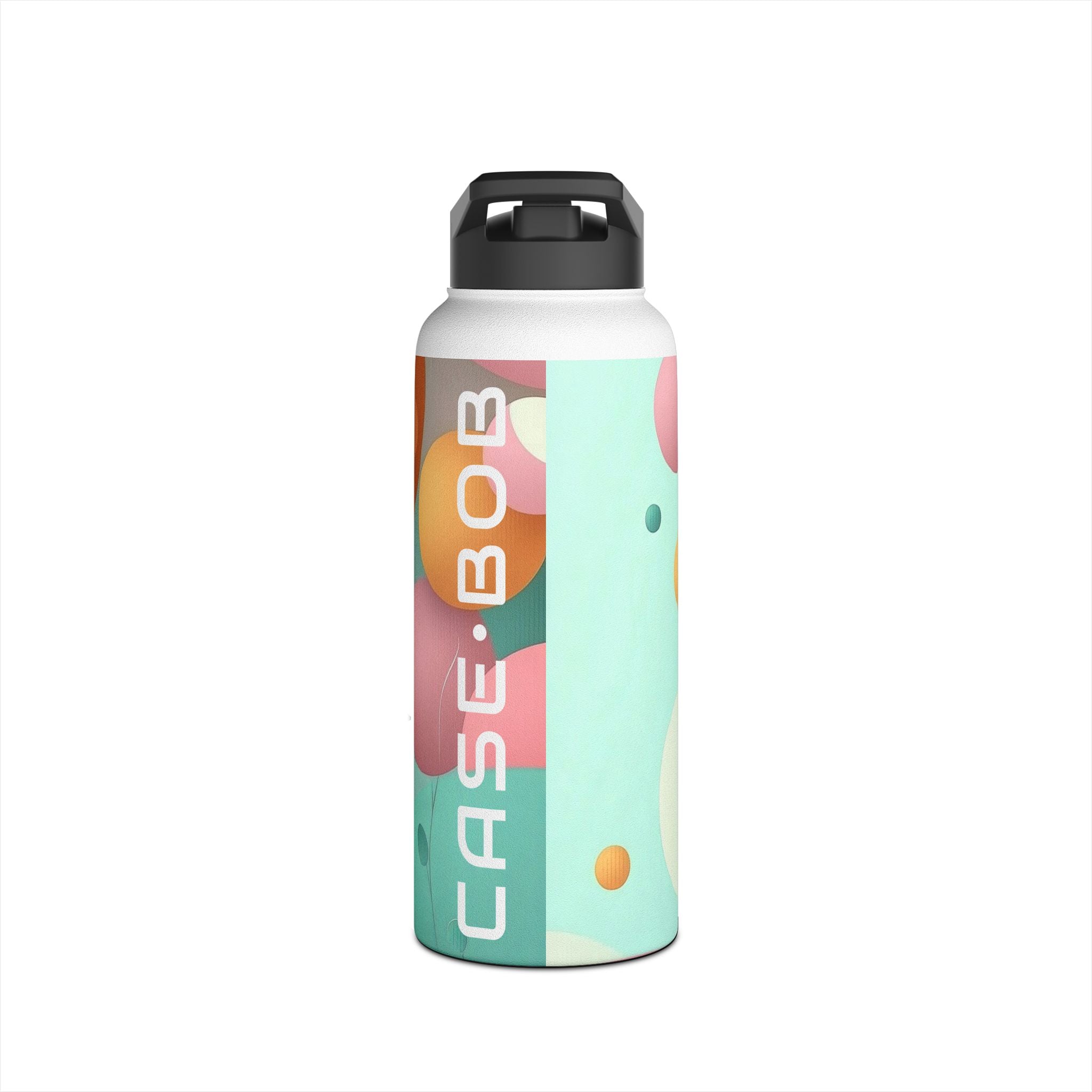 Pastel Circles Flow - Stainless Steel Water Bottle