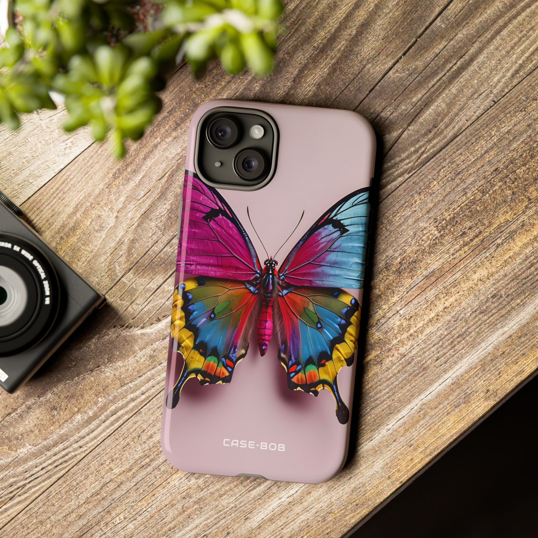 Vivid Butterfly iPhone 15 Plus Case - Tough
