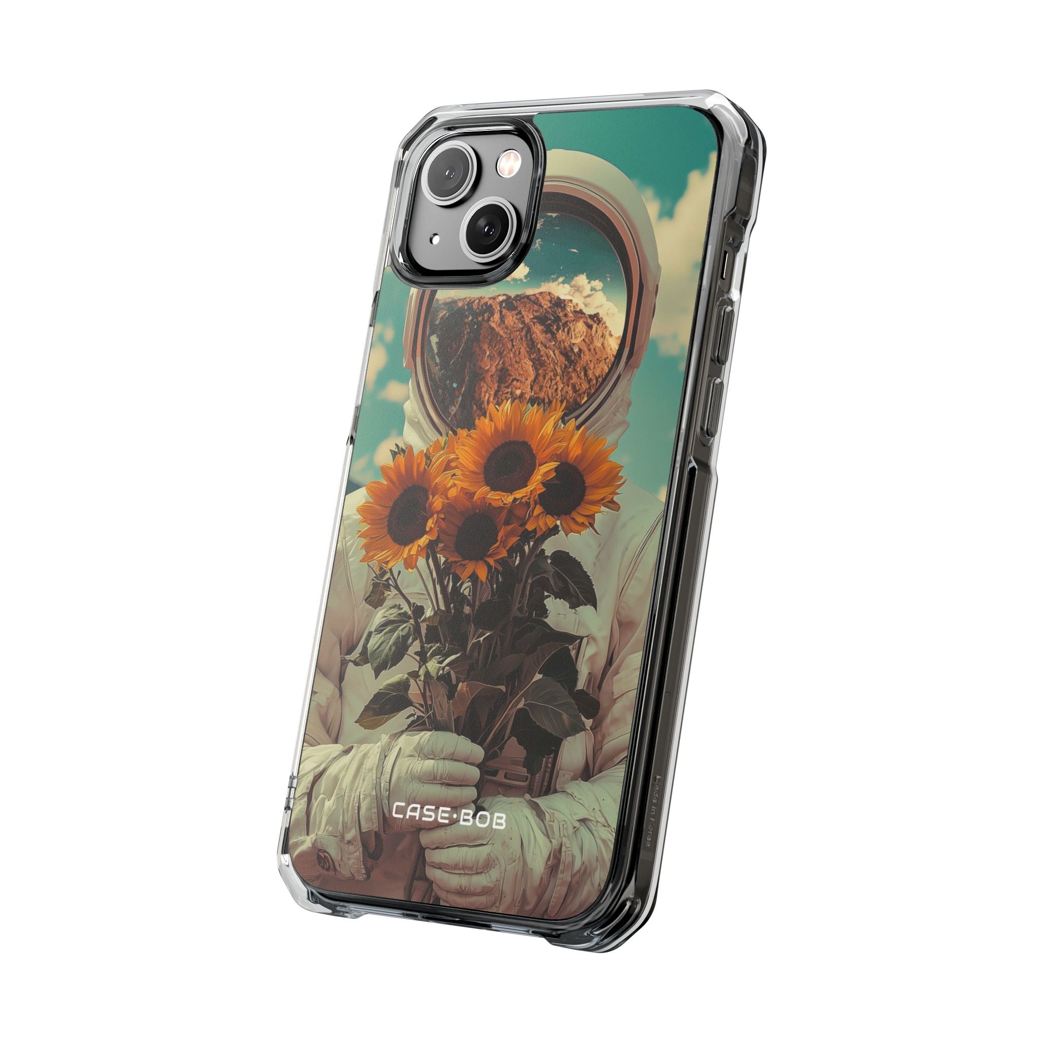 Sunflower Astronaut iPhone 14 Plus Case - Impact