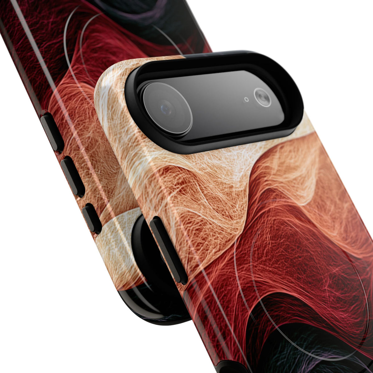 Ember Wave Dispersion · Tough 2.0 Magnetic Phone Case for iPhone · Red