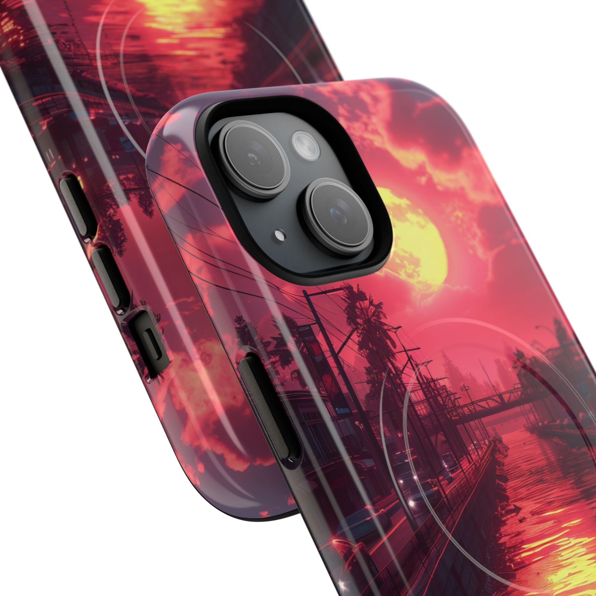 Leuchtendes Mondlicht iPhone 15 Case - Tough+