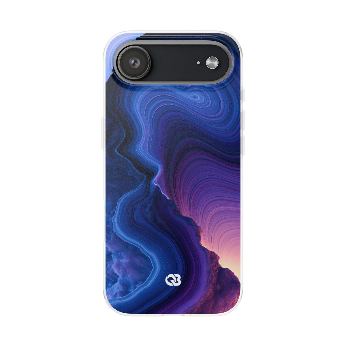 Radiant Strata · Lite Phone Case for iPhone · Blue
