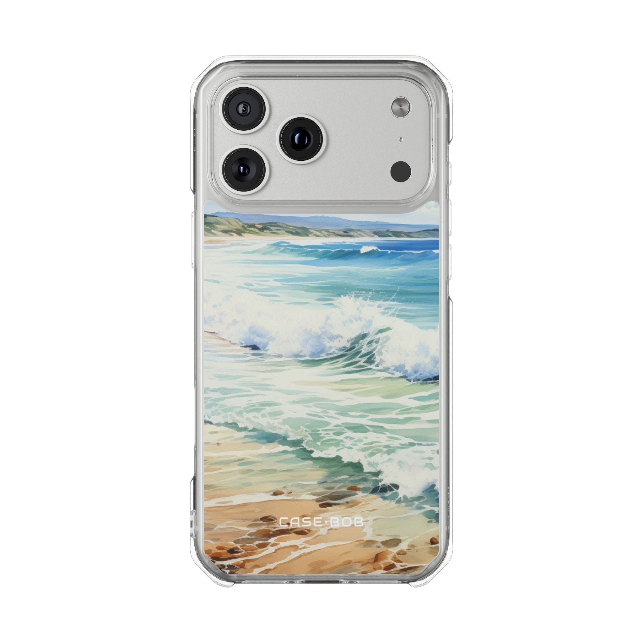 Ocean Breeze Waves iPhone 17 Pro Max Cover - Impact