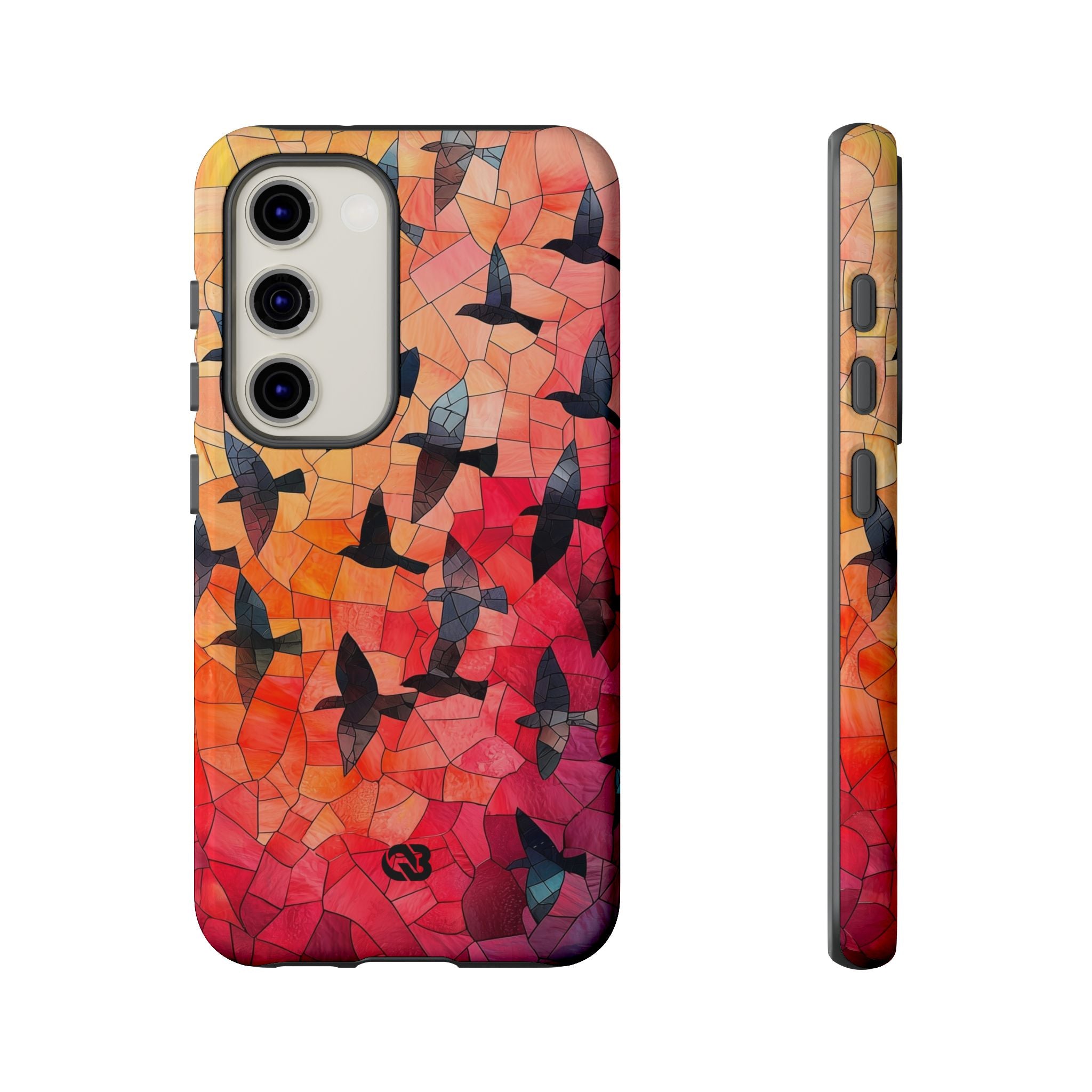 Ember Mosaic Wings · Tough Phone Case for Samsung