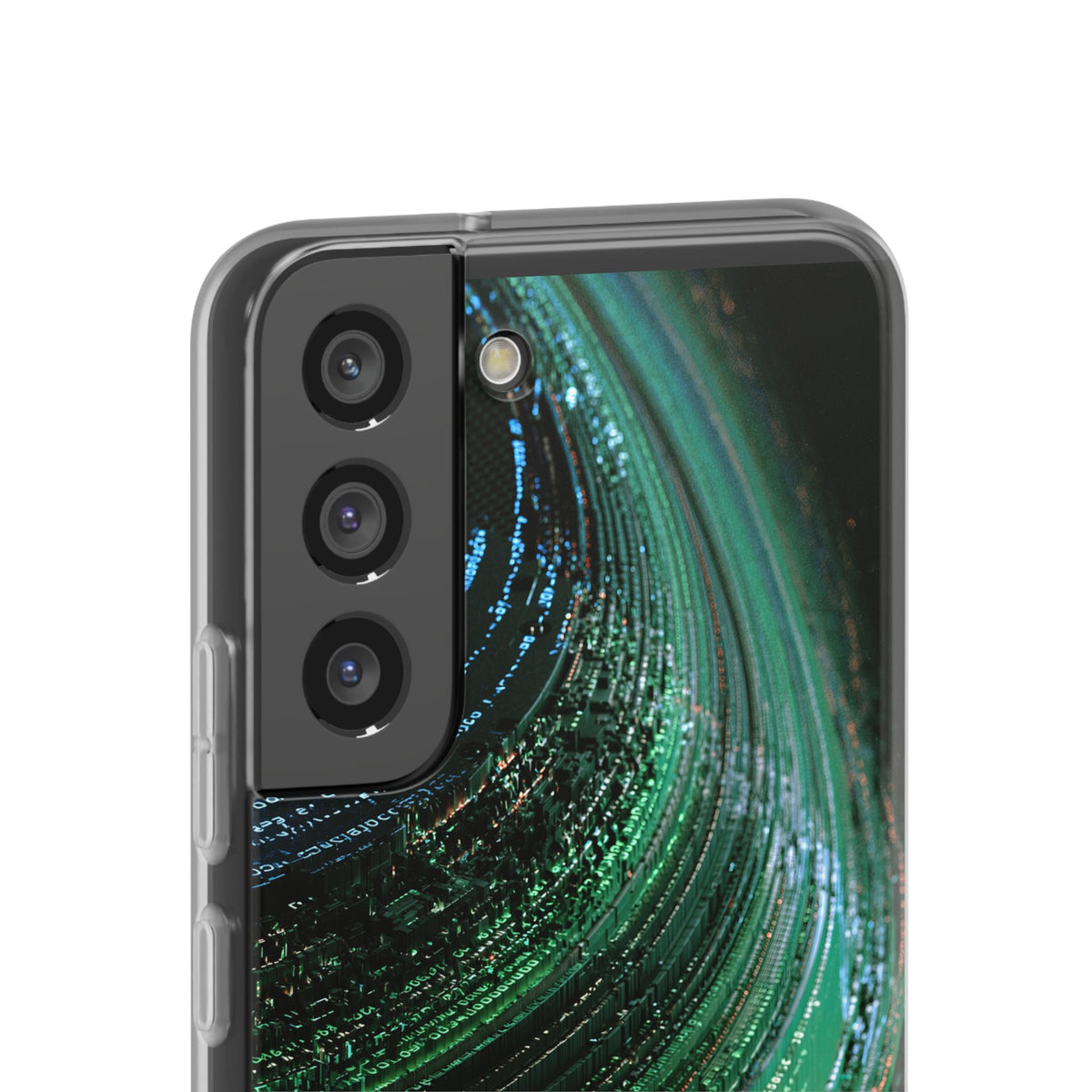 Orbital Data Stream · Lite Phone Case for Samsung · Green