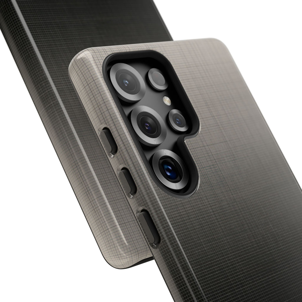 Grey Tough Phone Case for Samsung - Faded Sand Mesh